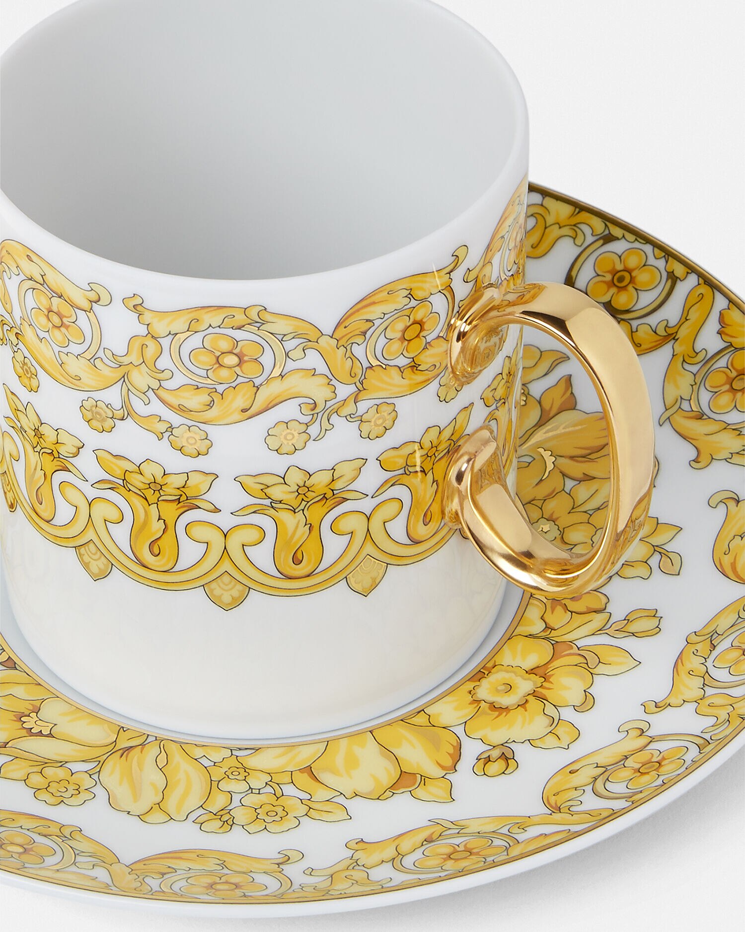 未使用 VERSACE × Rosenthal ヴェルサーチ×ローゼンタール メデューサ ラプソディ マグカップ 1点 コップ ホワイト ゴールド SC7264Eキッチン/食器