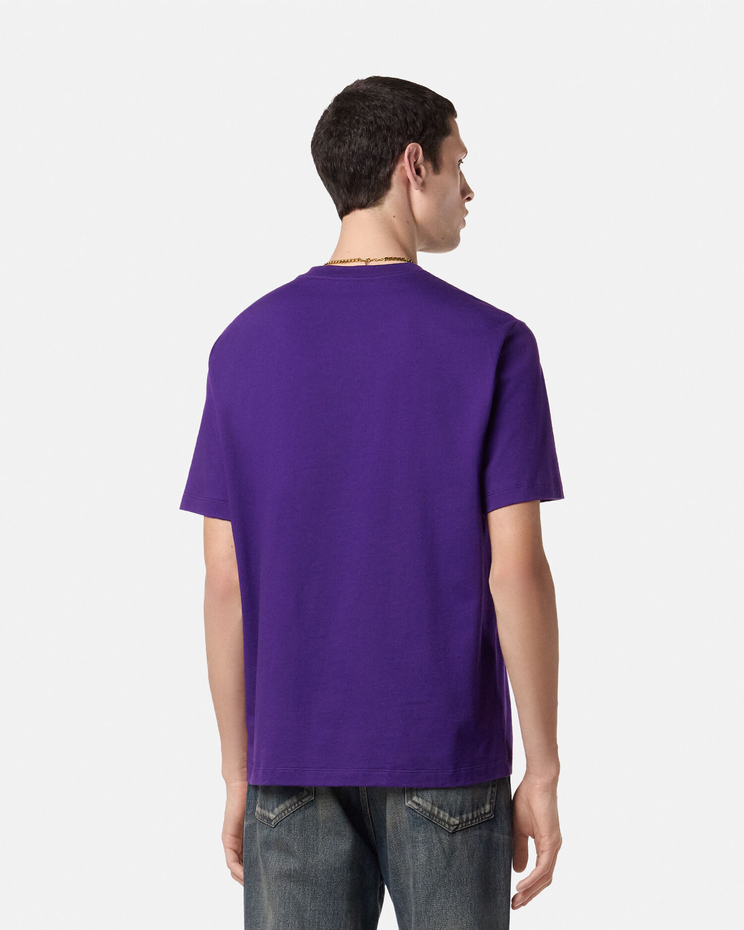 Tシャツ メドゥーサ バーシティー パープル | VERSACE ヴェルサーチ 