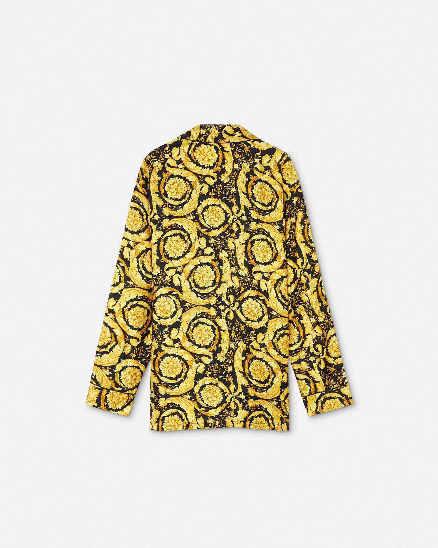 【2025A/W新作★送料無料】 versace Vマークシルクキラキラチュニック トップス