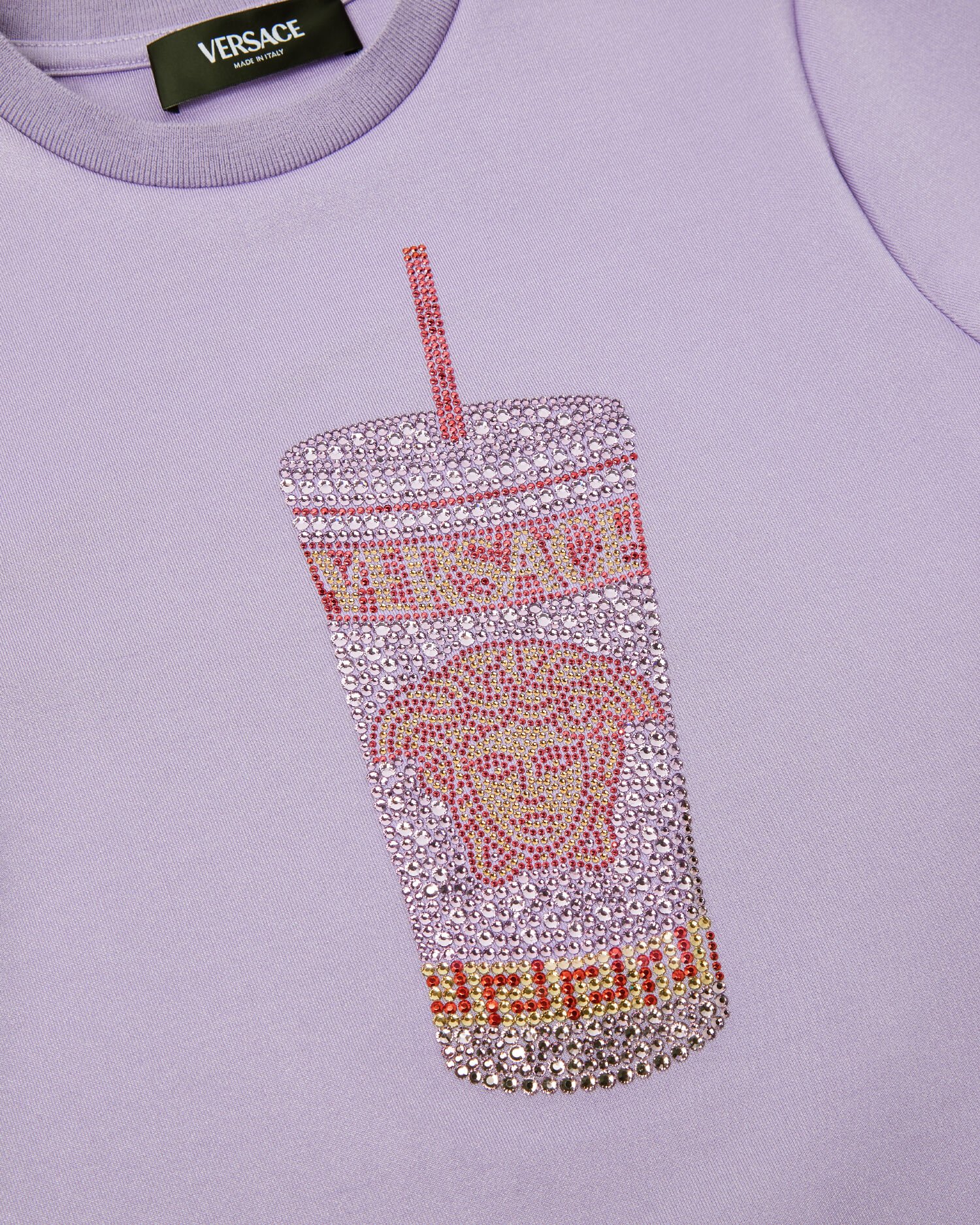 VERSACE クリスタル ハート メドゥーサ キッズ ドレス ブラック Tシャツ クリスタル メタル メドゥーサ キッズ | VERSACE JP