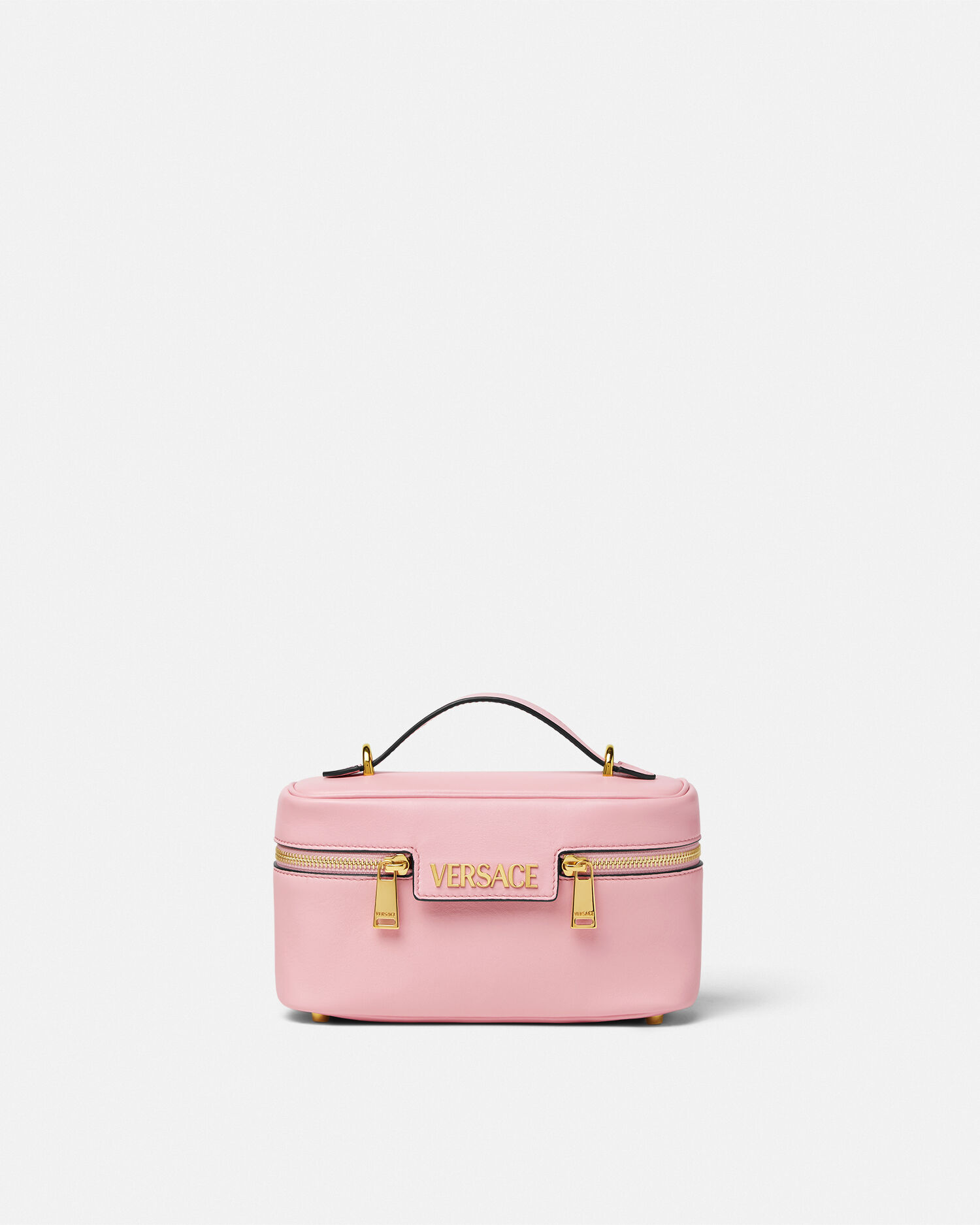 バニティ バッグ ヴェルサーチェ タグ ピンク | VERSACE JP