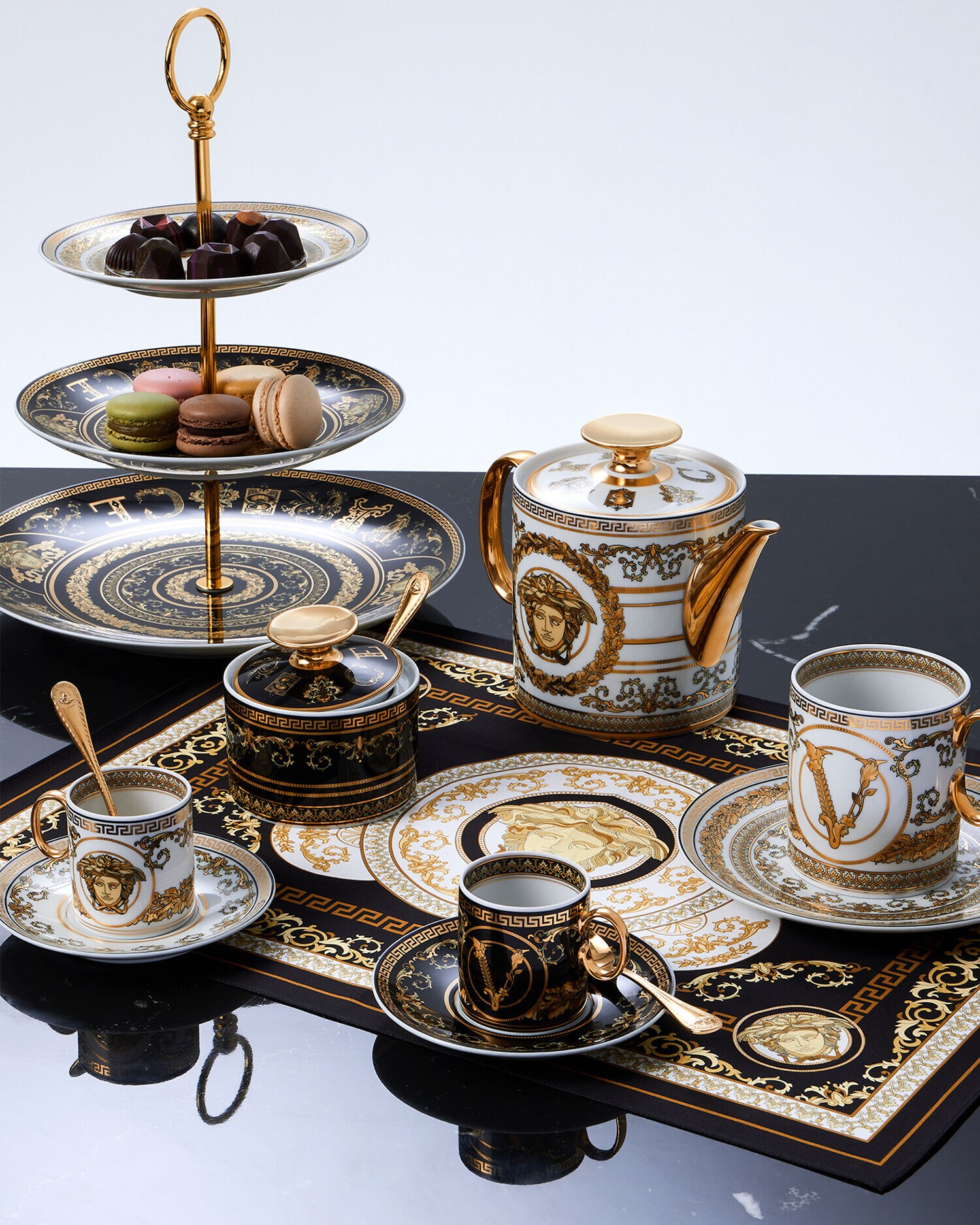 ヴィルトゥス ガーラ ブラック エスプレッソ カップ & ソーサー