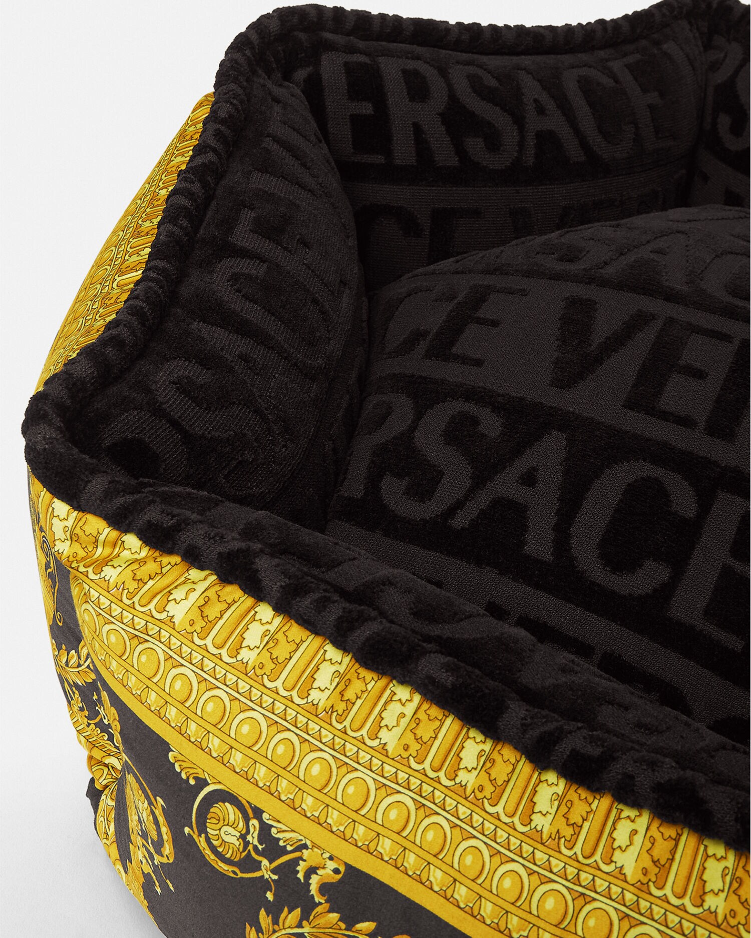 I ♡ バロック スモール ペット ベッド ブラック | VERSACE JP