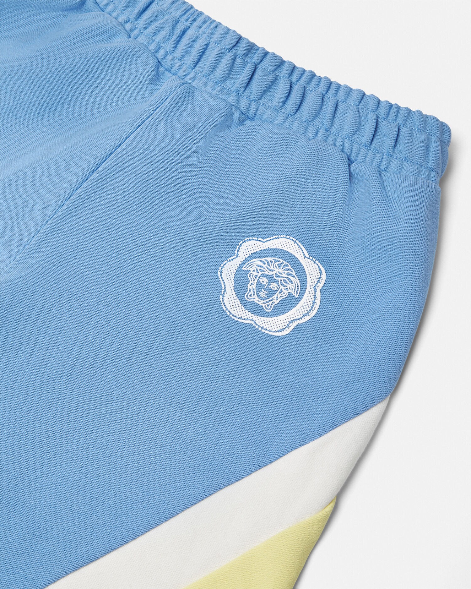 スウェット ショートパンツ ヴェルサーチェ ロゴ キッズ ピンク