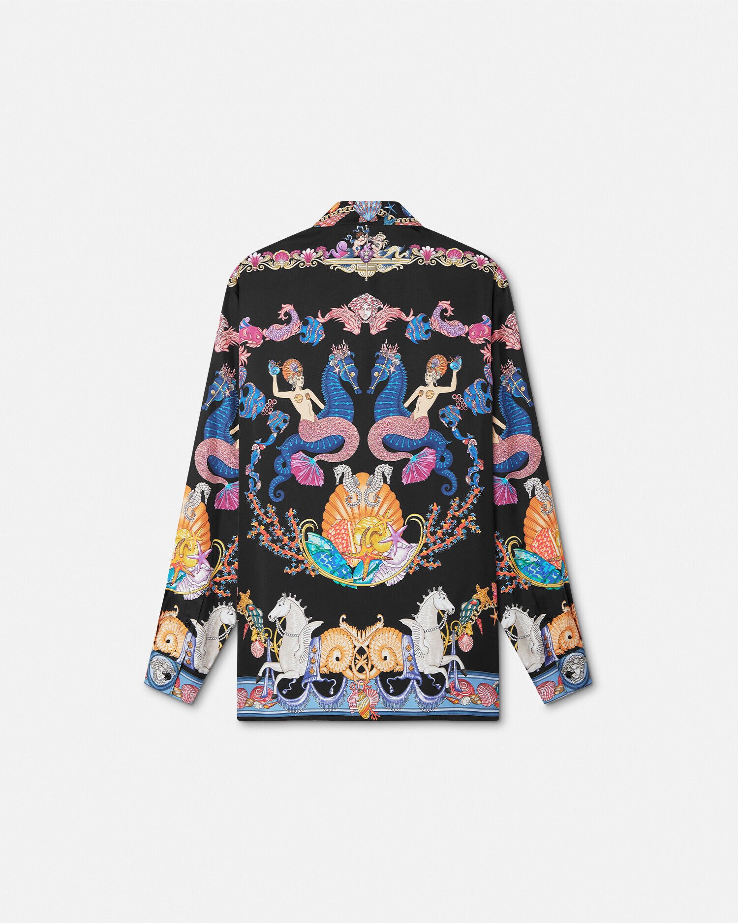 【税込?送料無料】 シルク シャツ コーラル シアター | VERSACE JP トップス