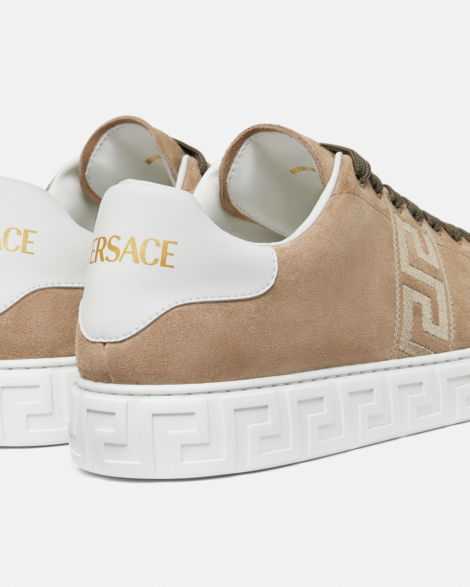 VERSACE - グレカ スニーカー スエード グレカ スニーカー | VERSACE JP
