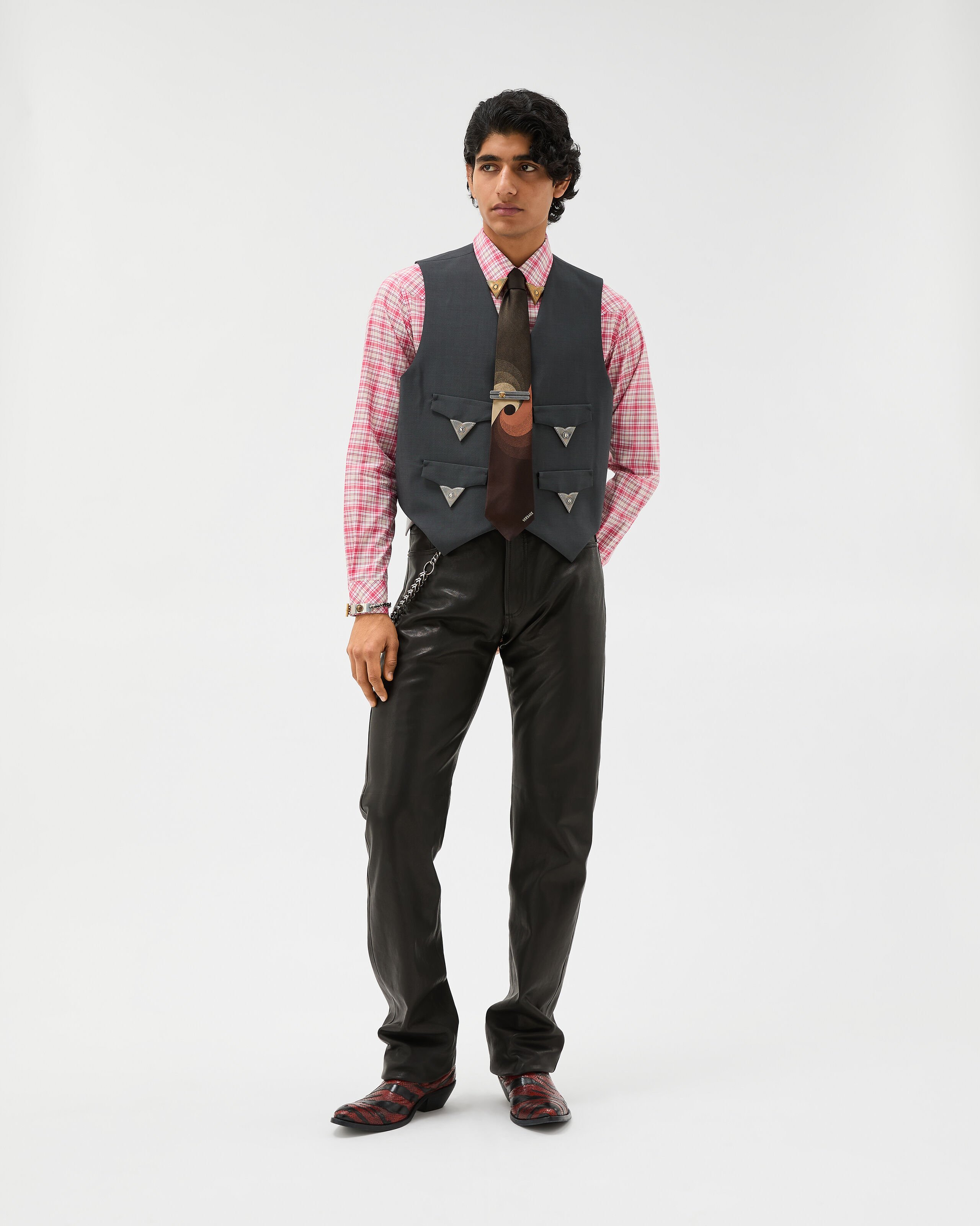 レザー パンツ | VERSACE JP