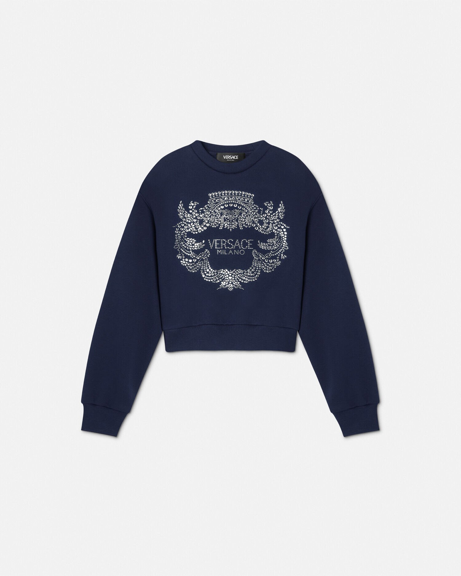 VERSACE 売れ筋商品|||ヴェルサーチ パーカー・スウェットシャツ アウター レディース Sweatshirts White レディース デザイナー スウェットシャツ & パーカー
