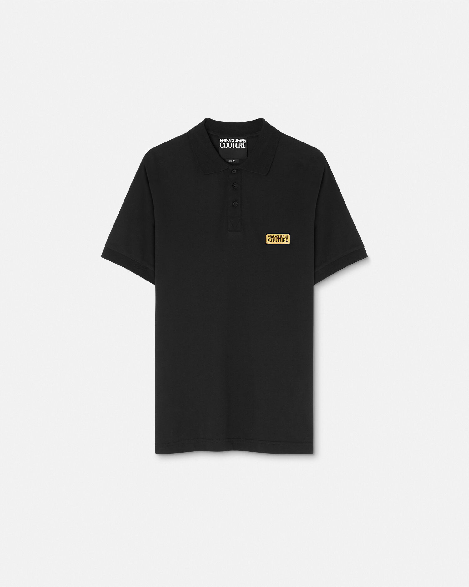 スリムフィット ポロ シャツ ロゴ | VERSACE JP