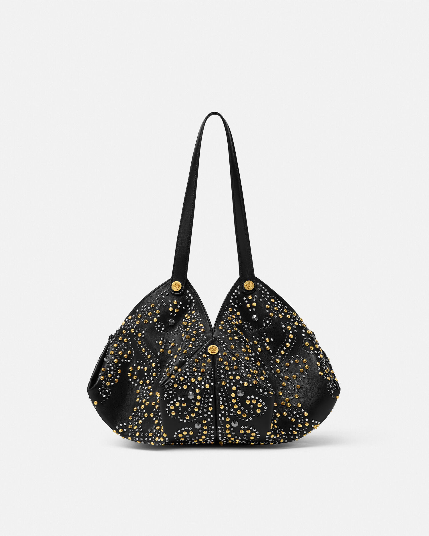 現行 VERSACE ヴェルサーチェ ショルダーバッグ プロテア メドゥーサ 黒 ショルダーバッグ プロテア ブラック,ゴールド | VERSACE JP