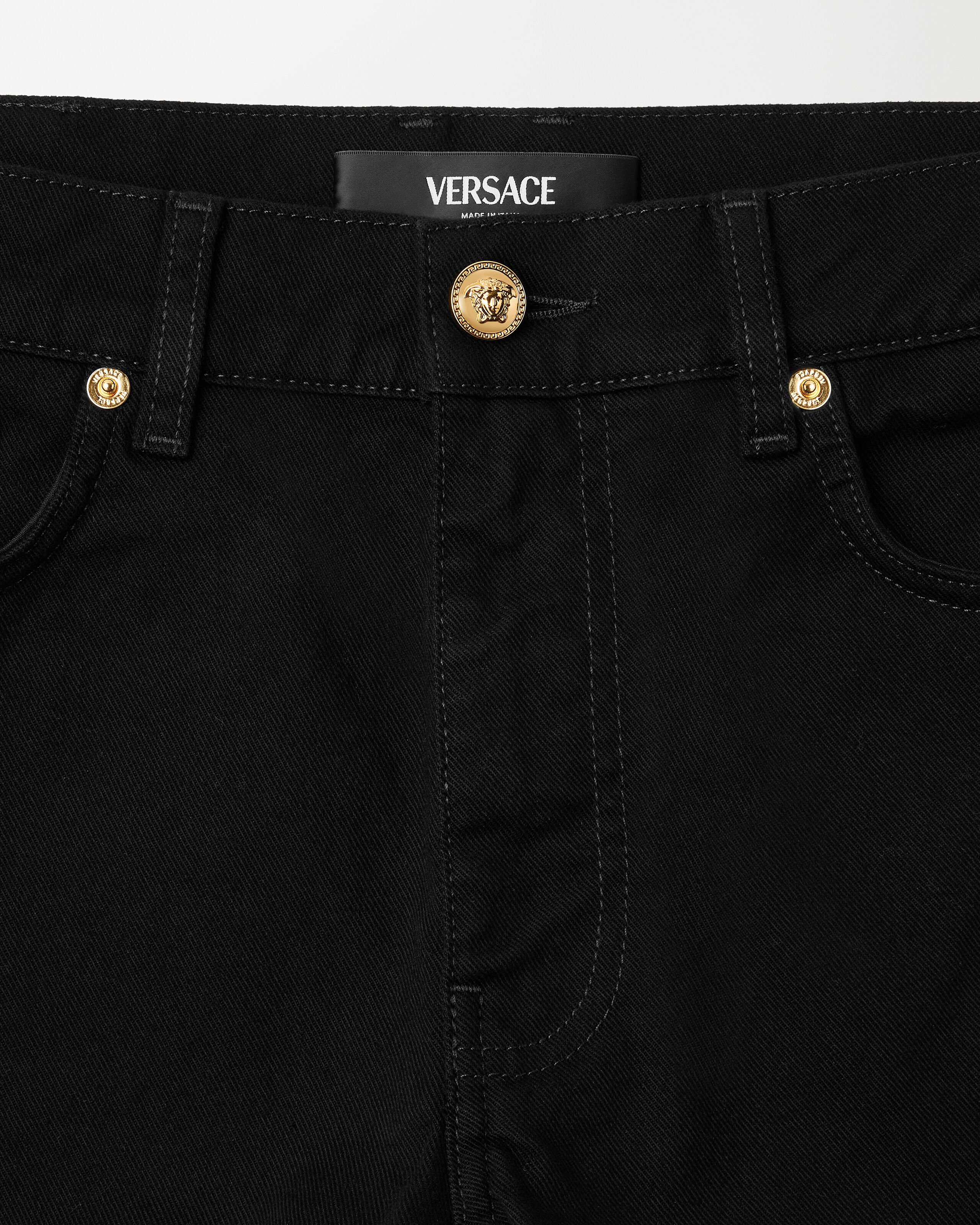 スリム ジーンズ ブラック | VERSACE JP