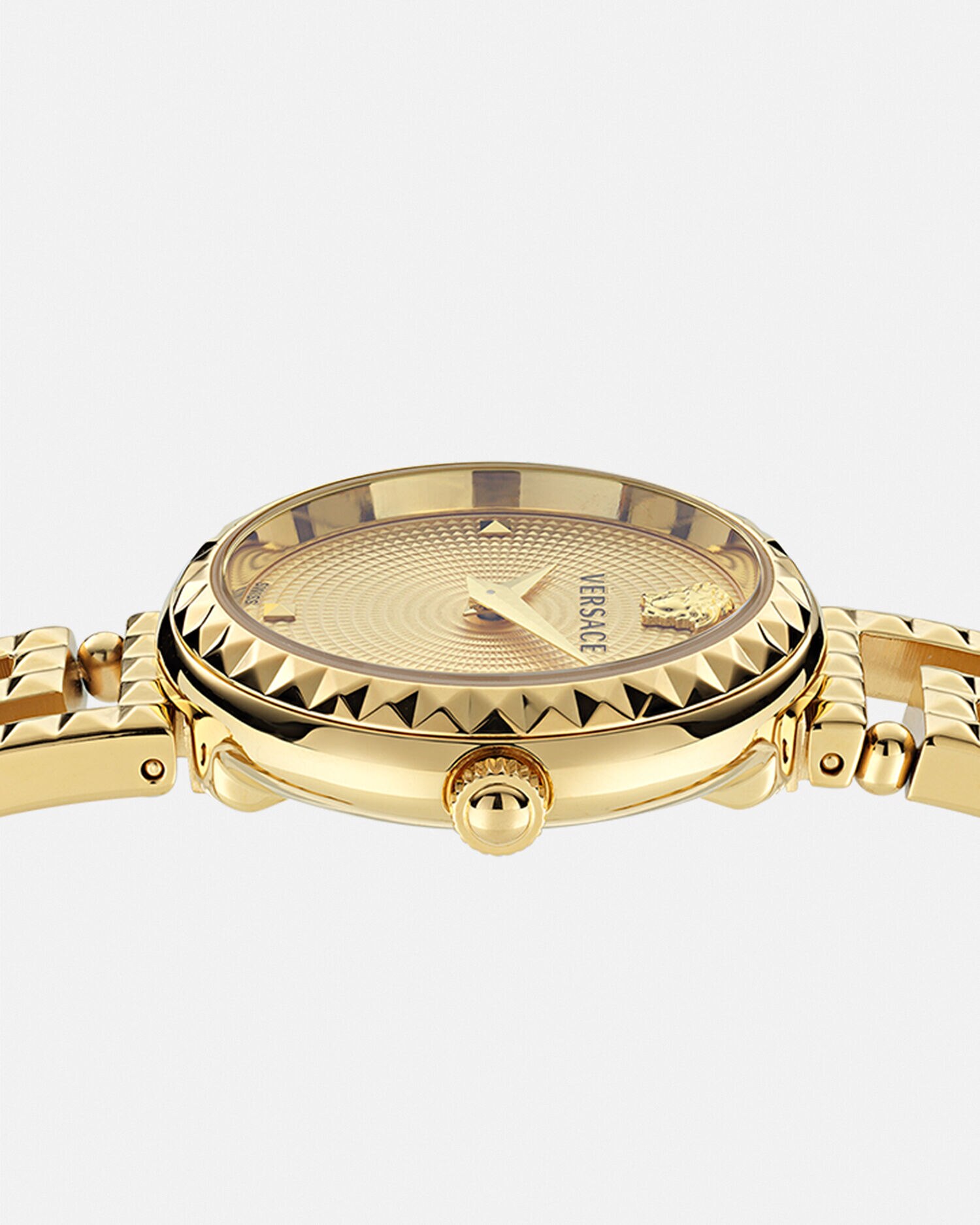 【信頼】 ヴェルサーチ VERSACE GIANNI メデューサ 稼働品 ゴールド 時計