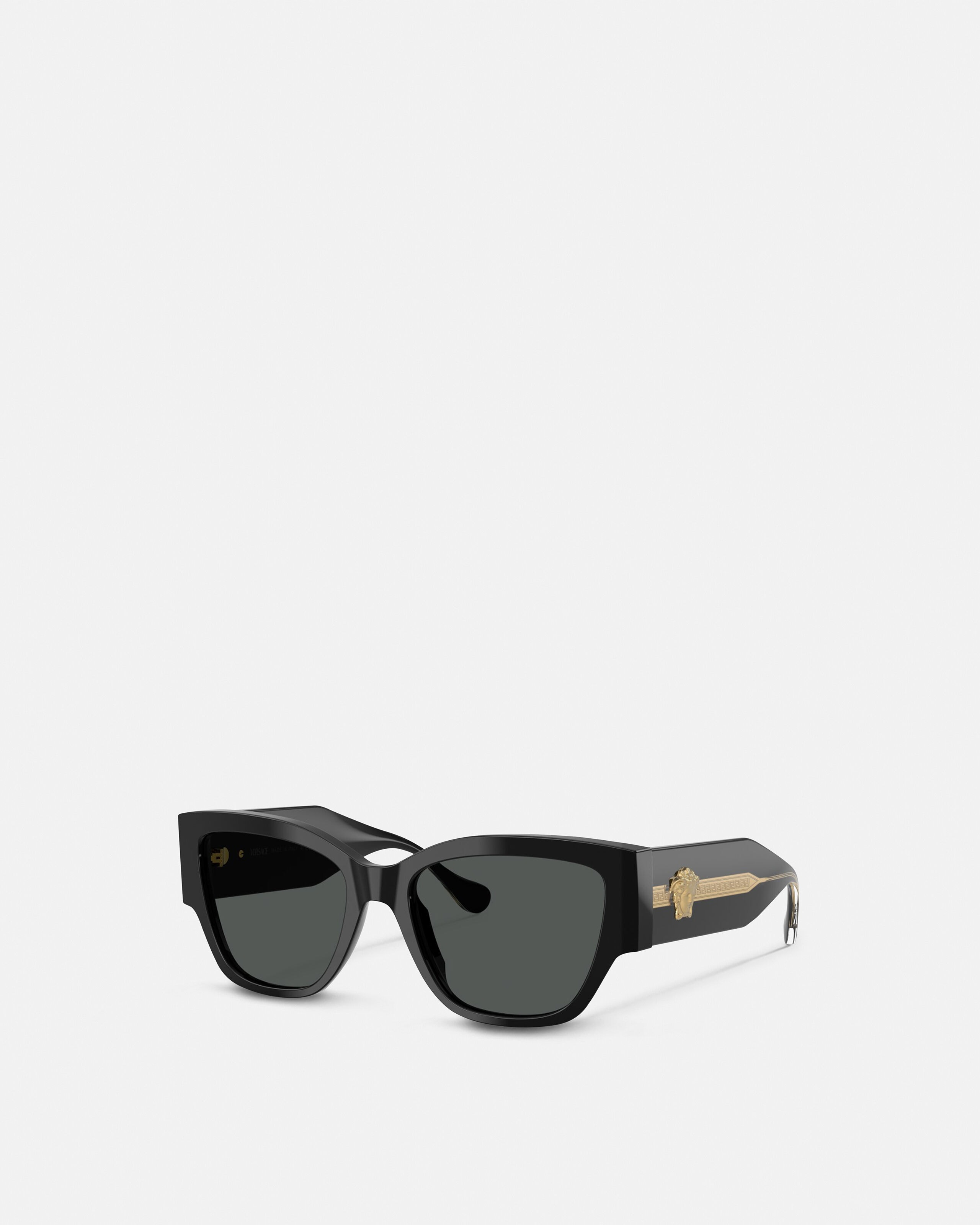 Versace メデューサ キャットアイサングラス メドゥーサ フォーカス キャットアイ サングラス ブラック | VERSACE JP