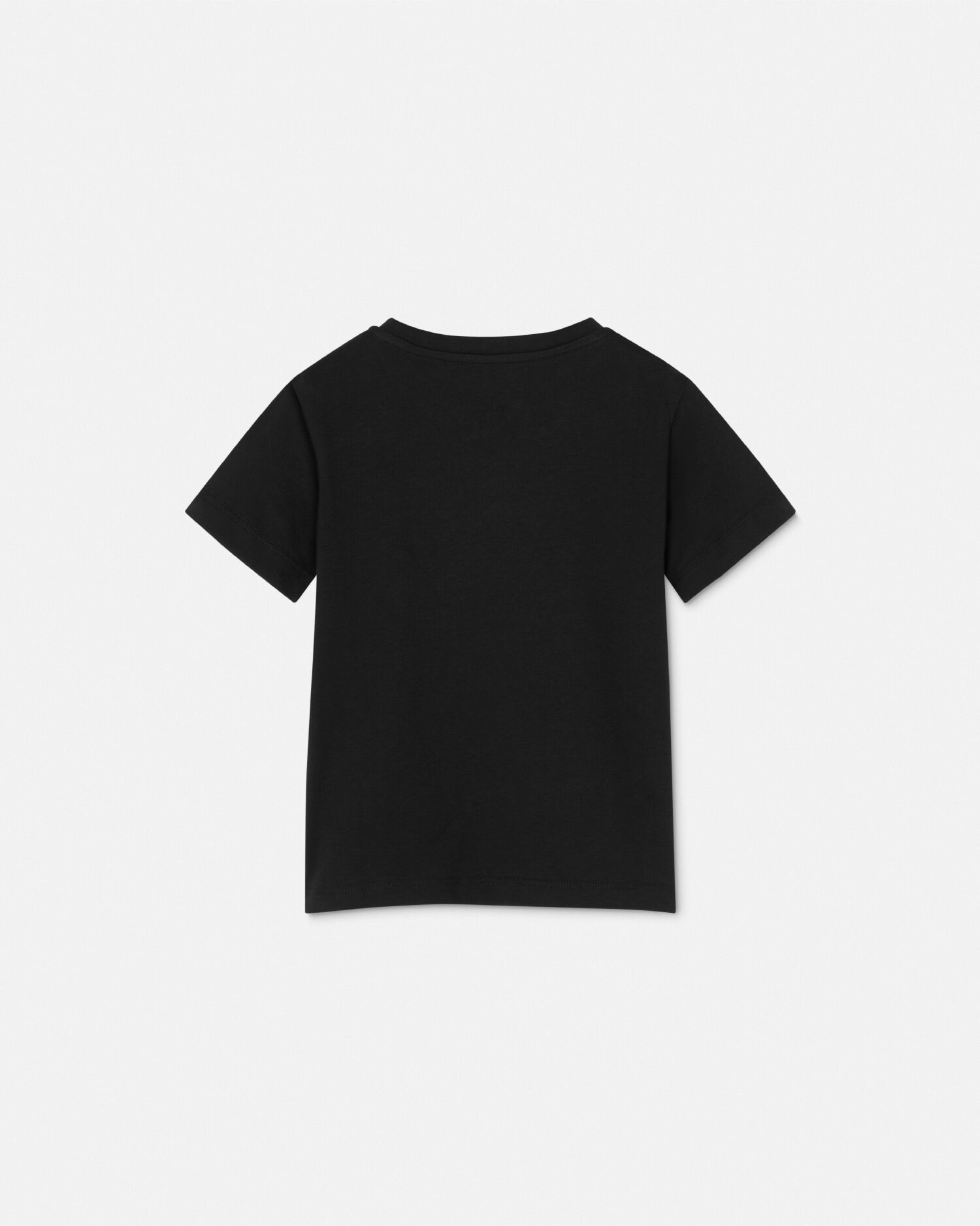 クリスタル '90s ヴィンテージ ロゴ キッズ Tシャツ ブラック | VERSACE JP