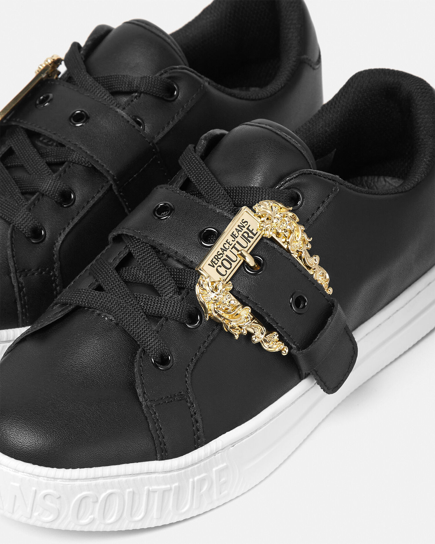 コート 88 クチュール 1 スニーカー ブラック,プリント | VERSACE JP
