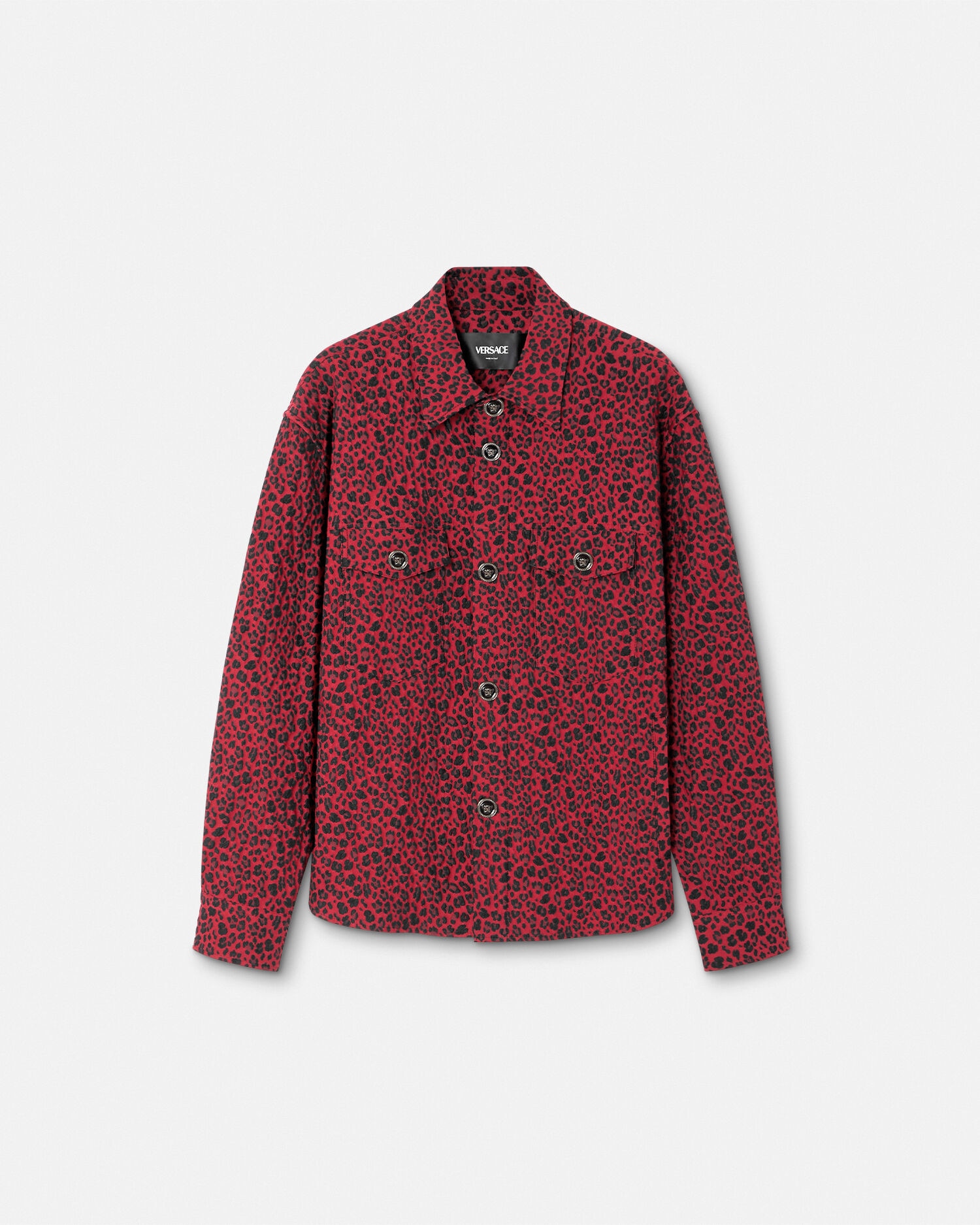 満点の ヒョウ ジャカード JP VERSACE | オーバーシャツ トップス