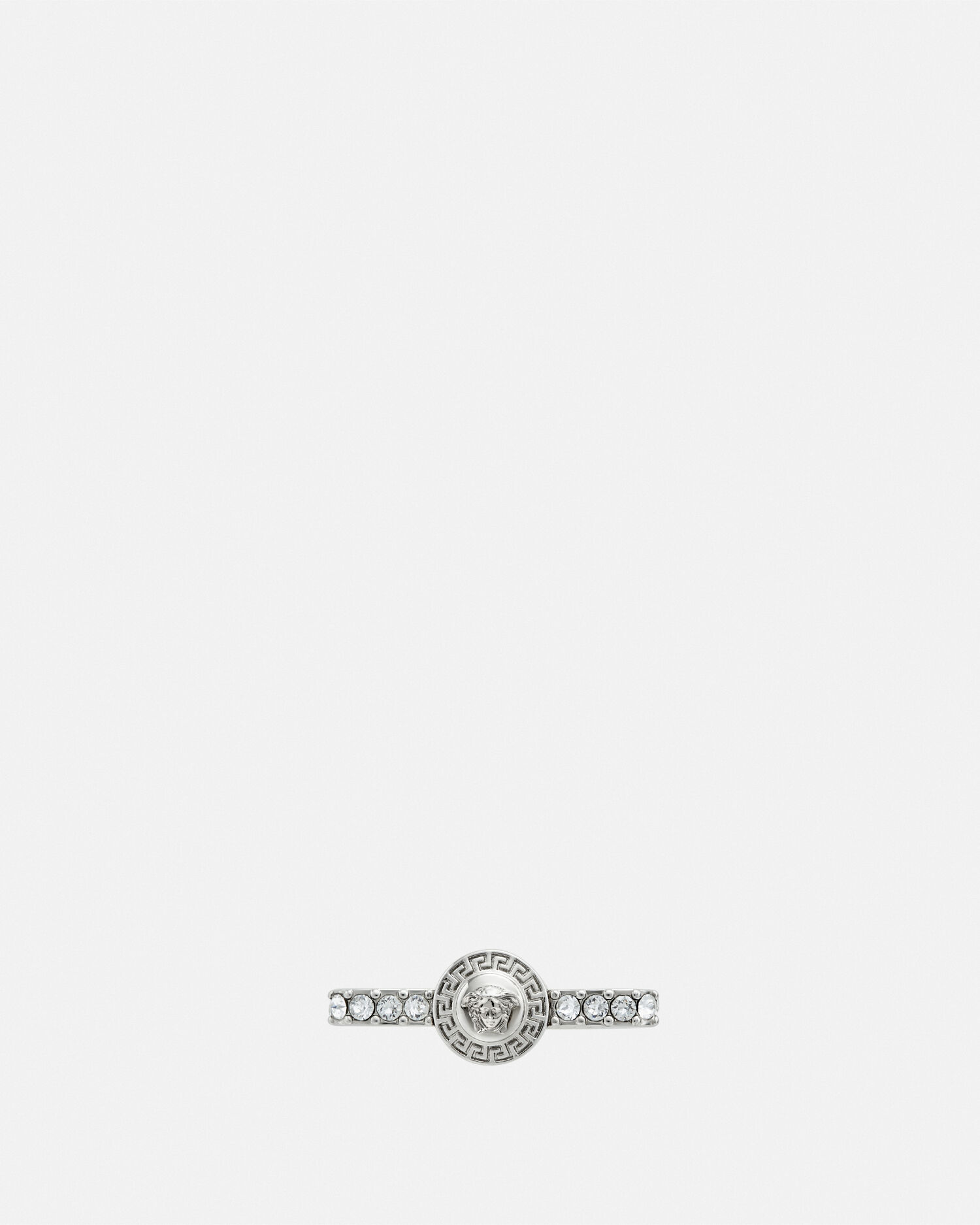 Versace ロゴ レター シャイニー リング レディース デザイナー リング | ヴェルサーチェ 日本