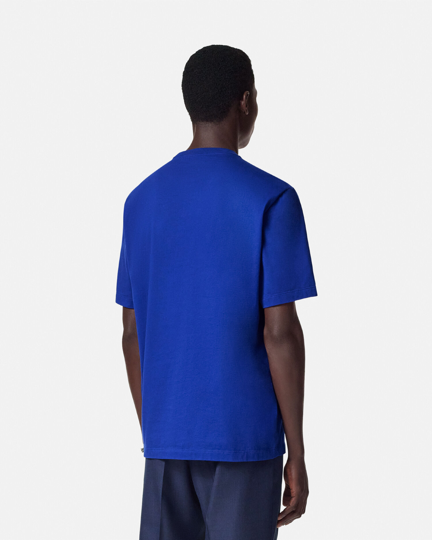 Tシャツ メドゥーサ メダリオン ブルー,ホワイト | VERSACE JP