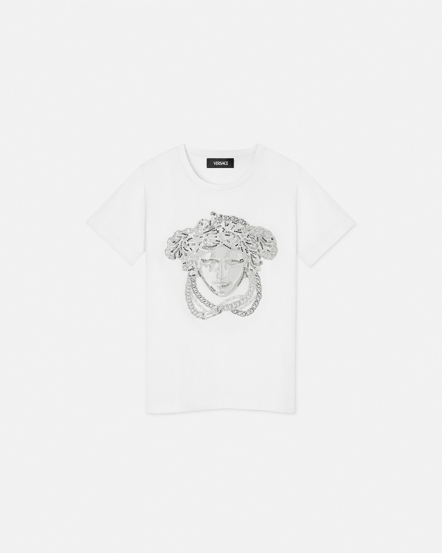 Tシャツ クリスタル メタル メドゥーサ キッズ | VERSACE JP