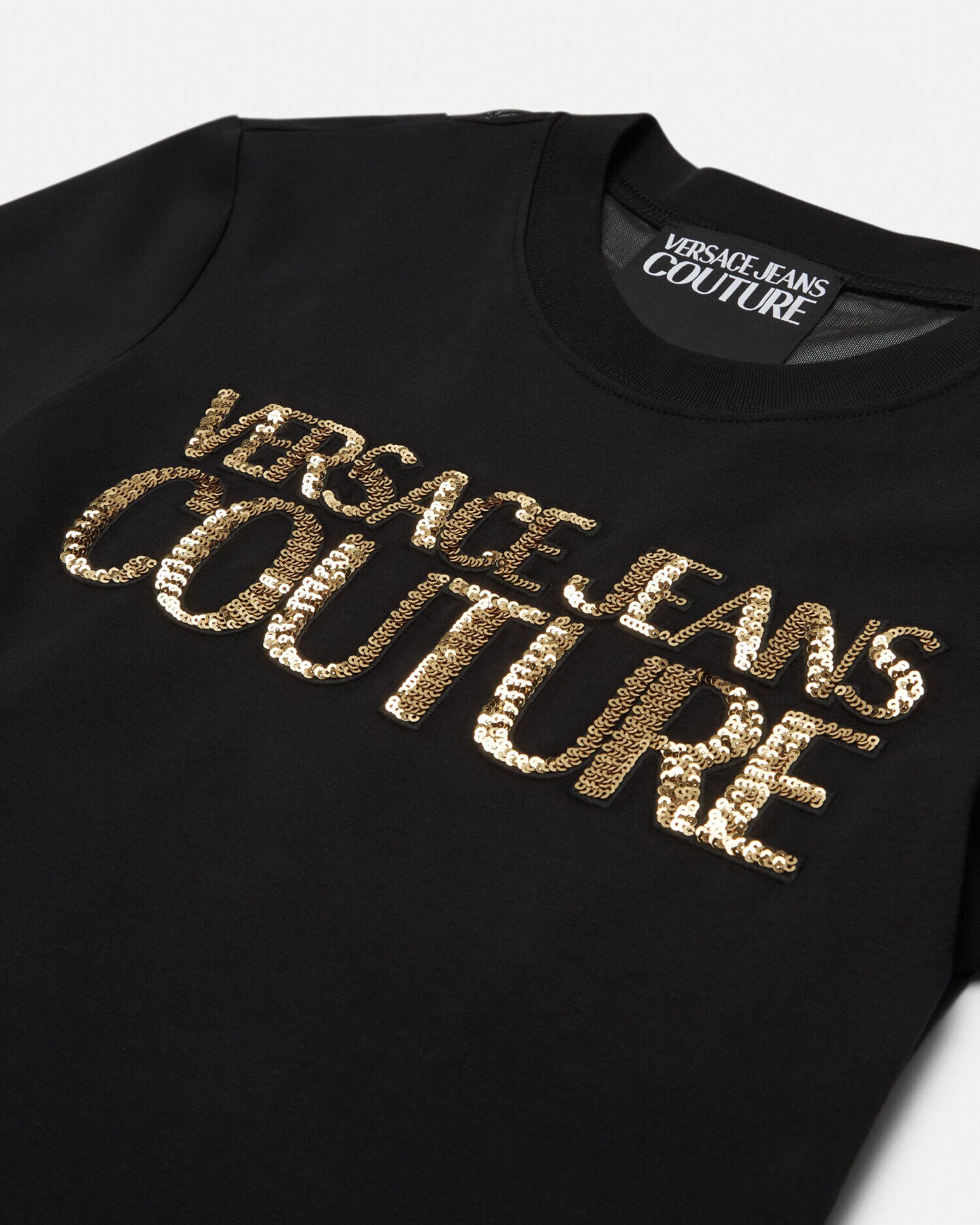クリスタル Tシャツ インスティトゥーショナル ロゴ | VERSACE JP