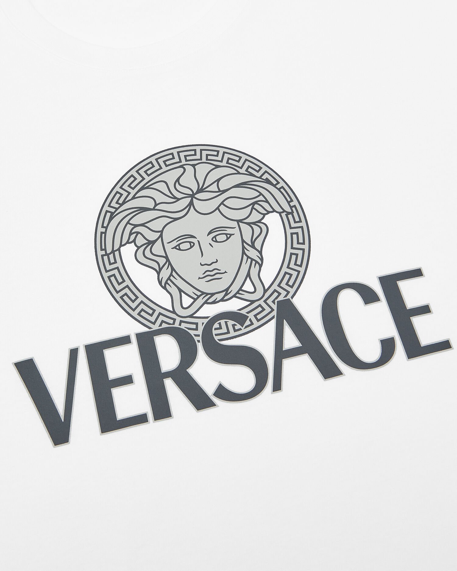 メドゥーサ ロゴ Tシャツ ホワイト | VERSACE JP