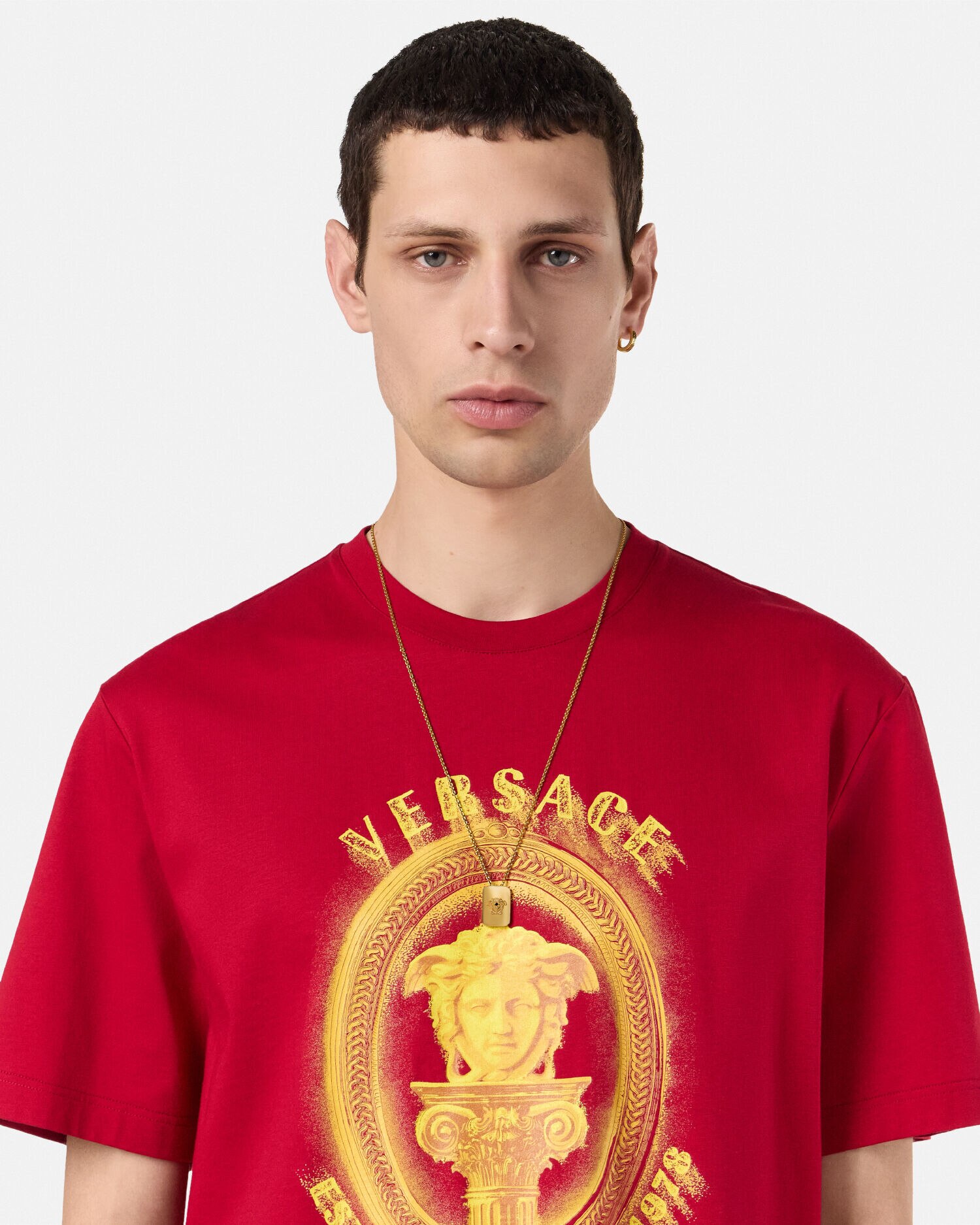 ベルサーチ ネックレス メデューサ クリスタル ラ メドゥーサ ネックレス ゴールド | VERSACE JP