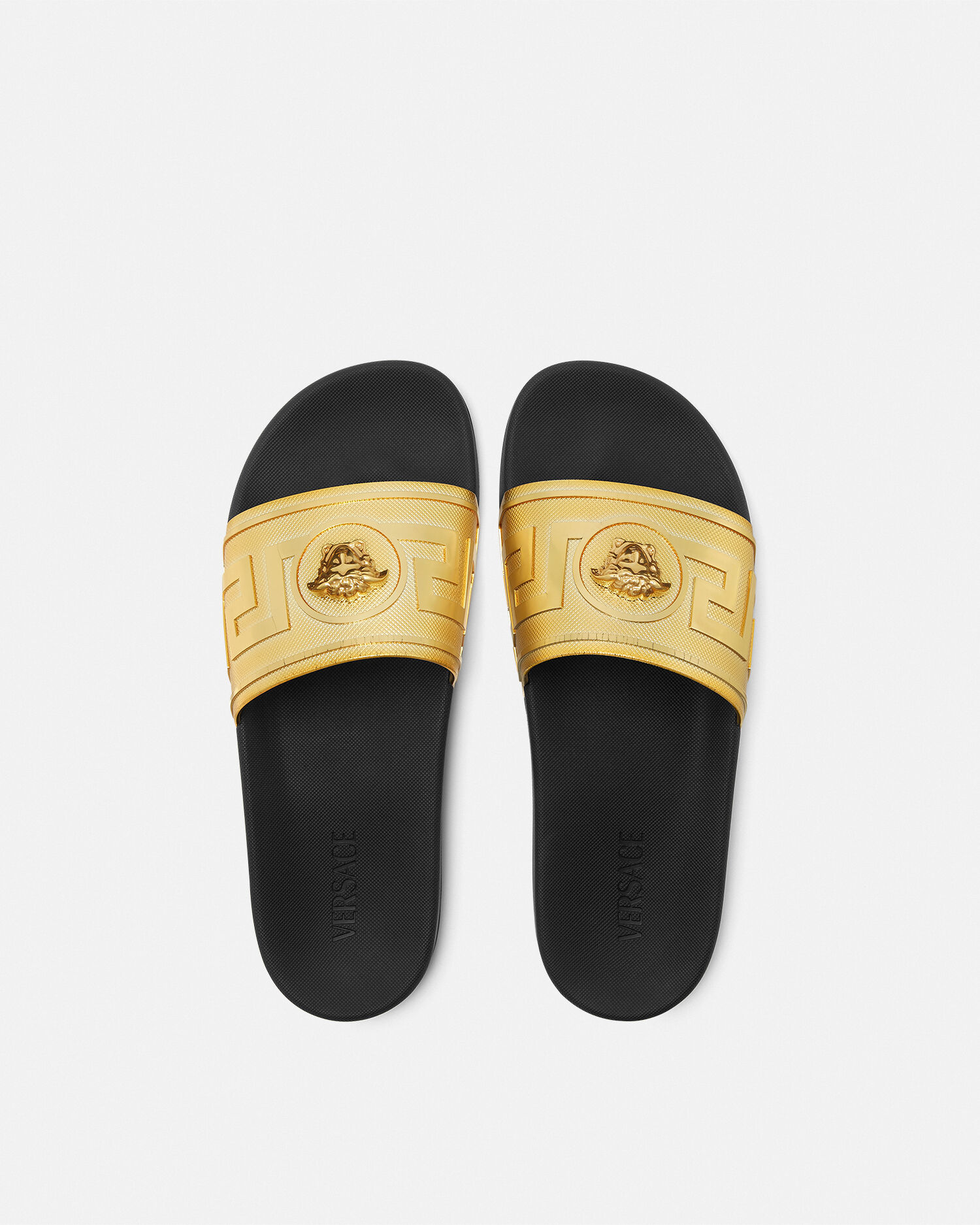 ラ メドゥーサ ラバースライダーサンダル | VERSACE JP