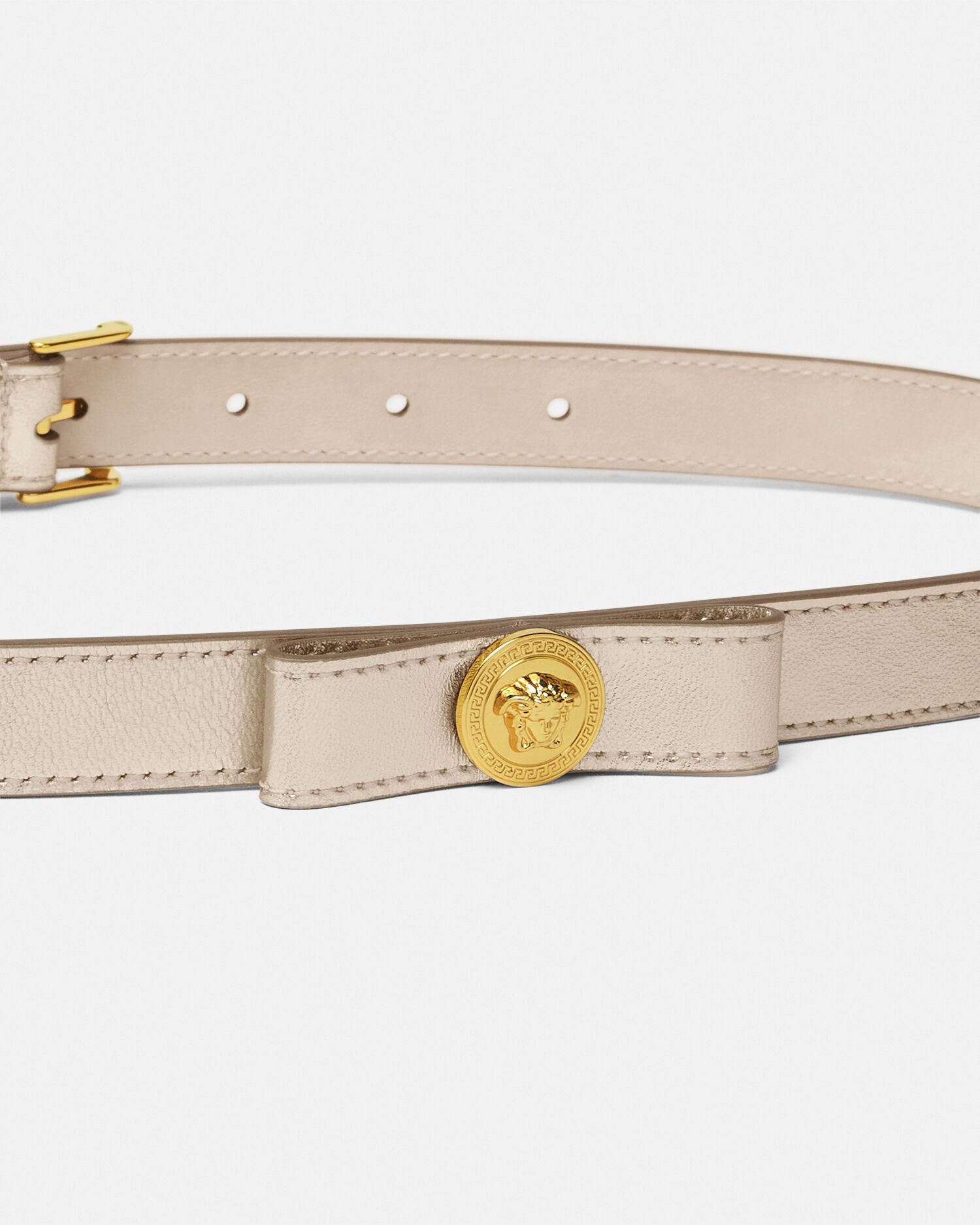 ジャンニ リボン メタリック キッズ ベルト 2 cm | VERSACE JP
