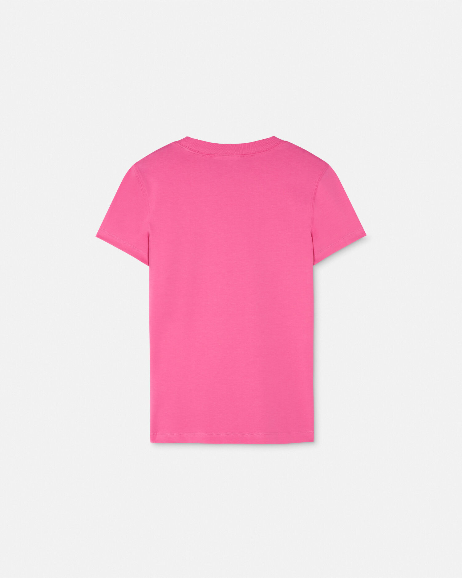 VERSACE 90s ヴィンテージ ロゴ バロッコ Tシャツ ピンク Tシャツ クリスタル アウトライン バロッコ ピンク,プリント