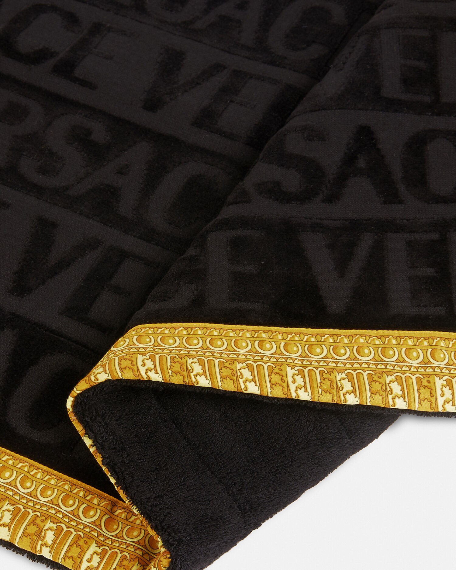 I ♡ バロック バス マット ブラック | VERSACE JP