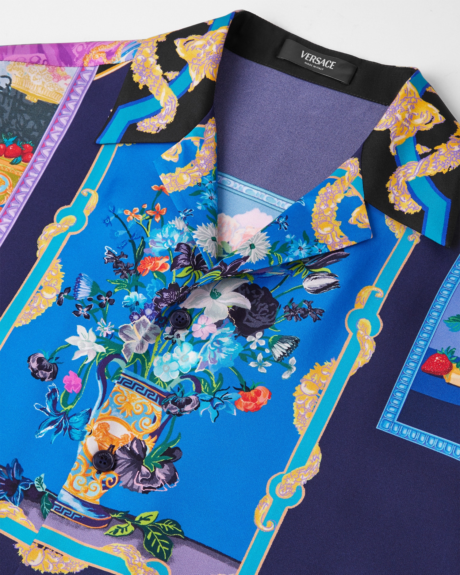 シルク シャツ ヴェルサーチェ ギャラリー プリント | VERSACE JP シルク シャツ ヴェルサーチェ ギャラリー プリント | VERSACE JP