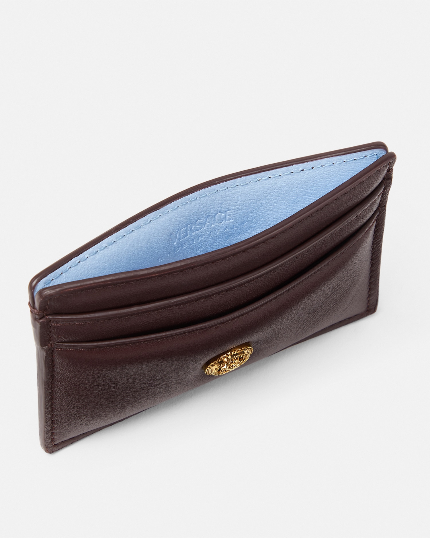 楽天市場】ヴェルサーチ カードケース スリム 大容量 メンズ レディース 薄型 本革 ブランド VERSACE レザー メデューサ ブラック 黒  ネイビー ベージュ 緑 グリーン DPN2467 ヴェルサーチェ ベルサーチ 通勤 通学 1008105 : MISH 楽天市場店