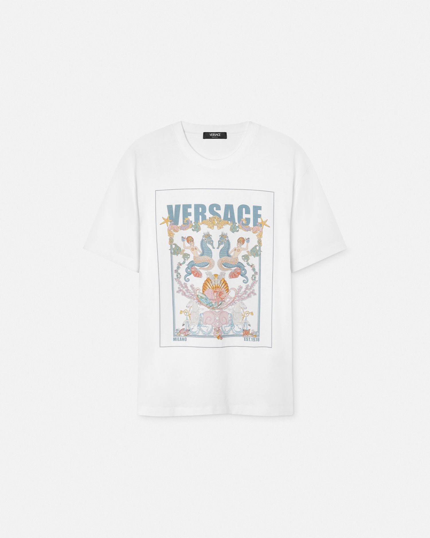 VERSACE Tシャツ コーラル シアター ポストカード 90_1013302-