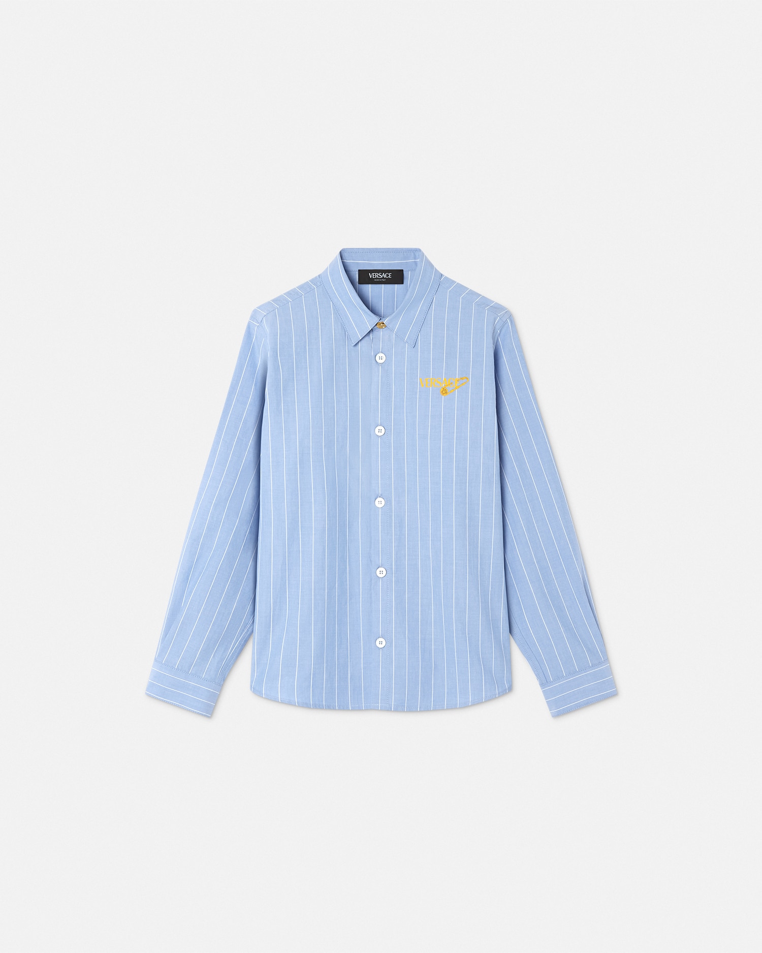 ★韓国の人気★【VERSACE】★ストライプ スウェットシャツ ★ ストライプ VERSACE(ヴェルサーチェ) シャツ(メンズ) - 海外通販