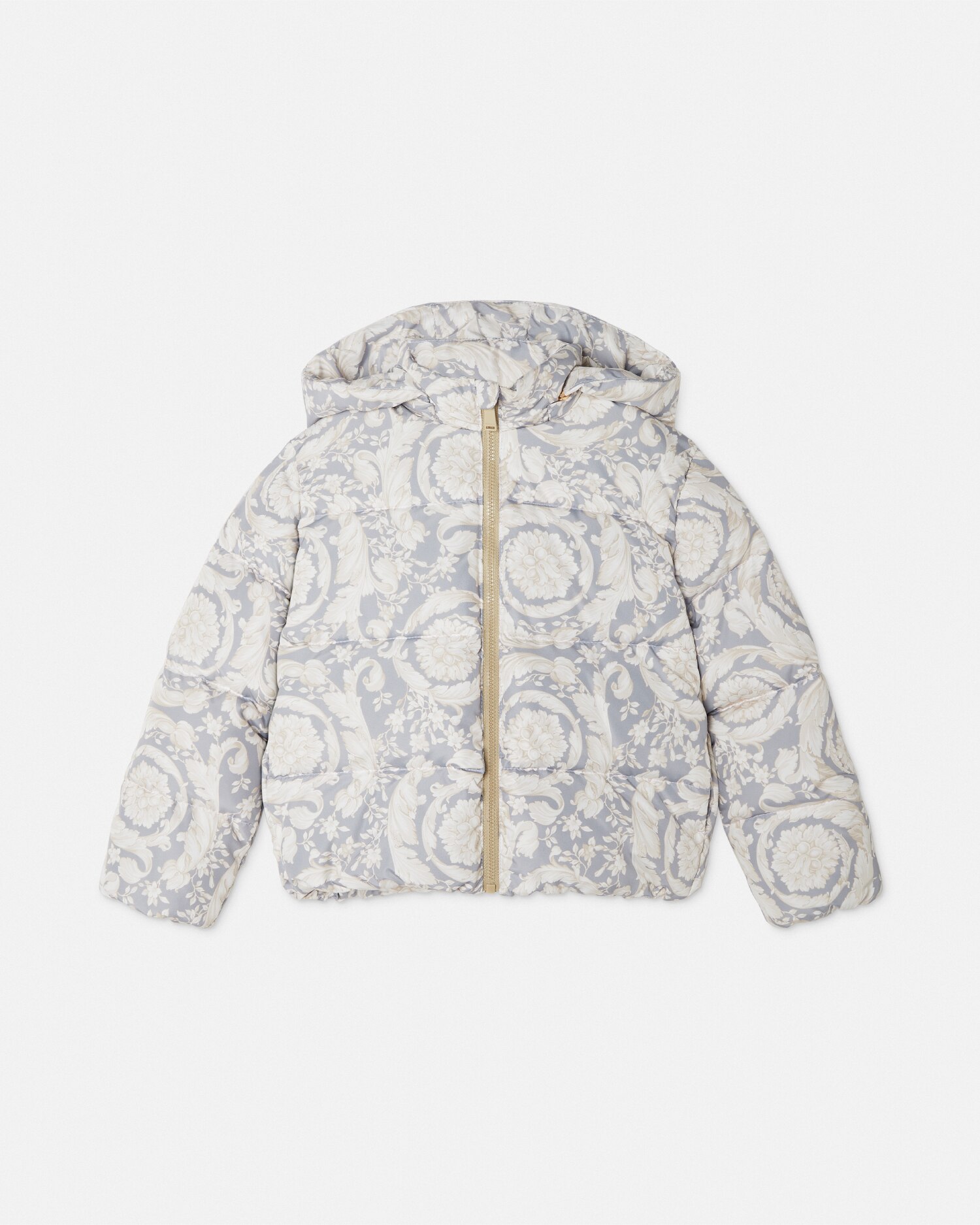 残り僅か！VERSACE シルバー バロック パファー ジャケット 残り僅か！VERSACE シルバー バロック パファー ジャケット