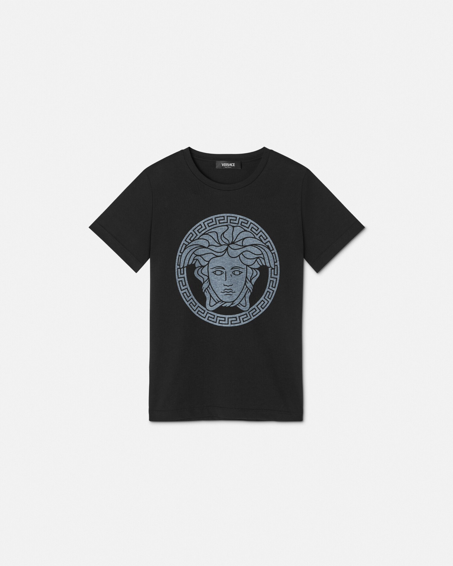 VERSACE☆キッズ メデューサコットンTシャツ ブルー 90_1018342-