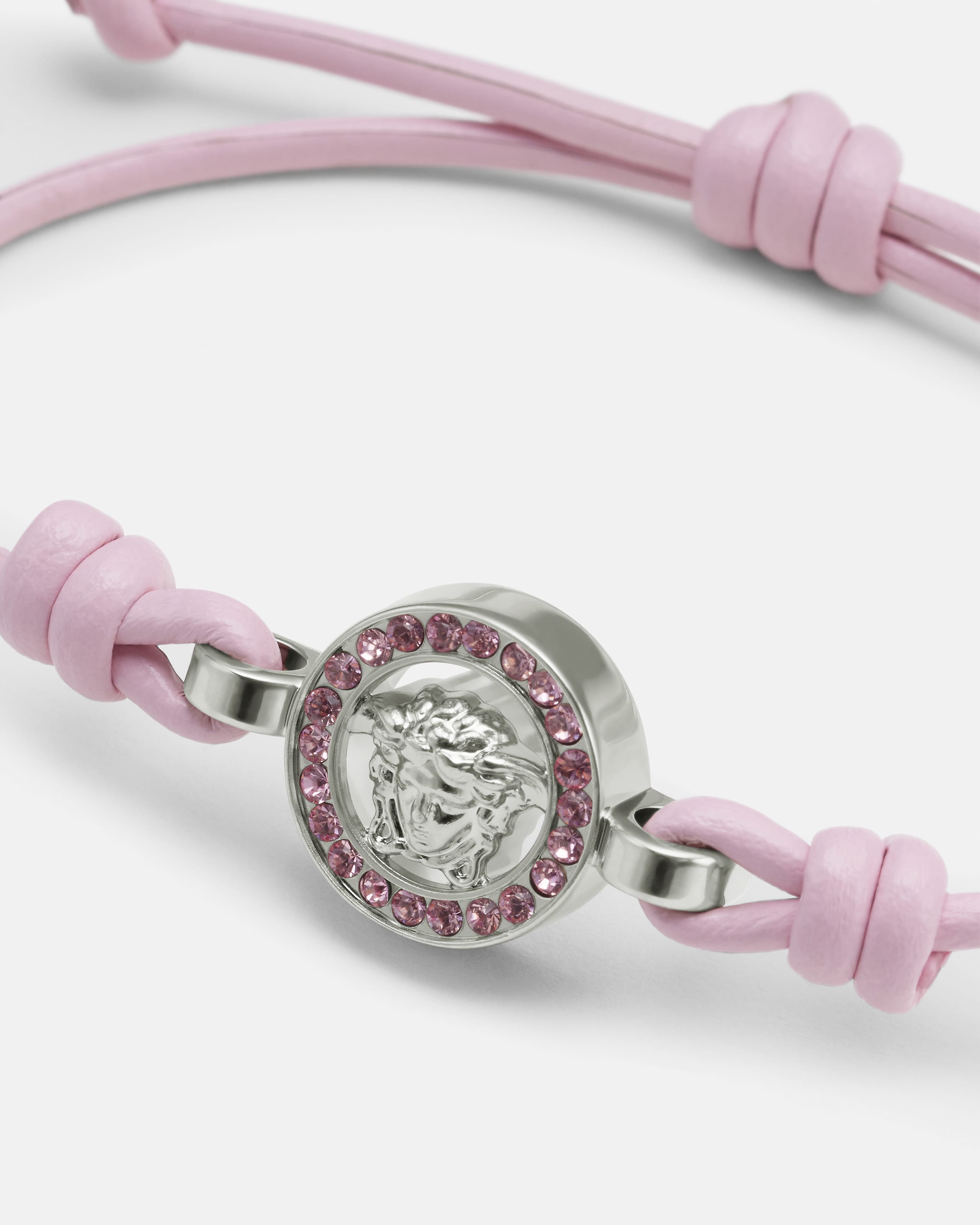 メドゥーサ '95 クリスタル レザー ブレスレット | VERSACE JP