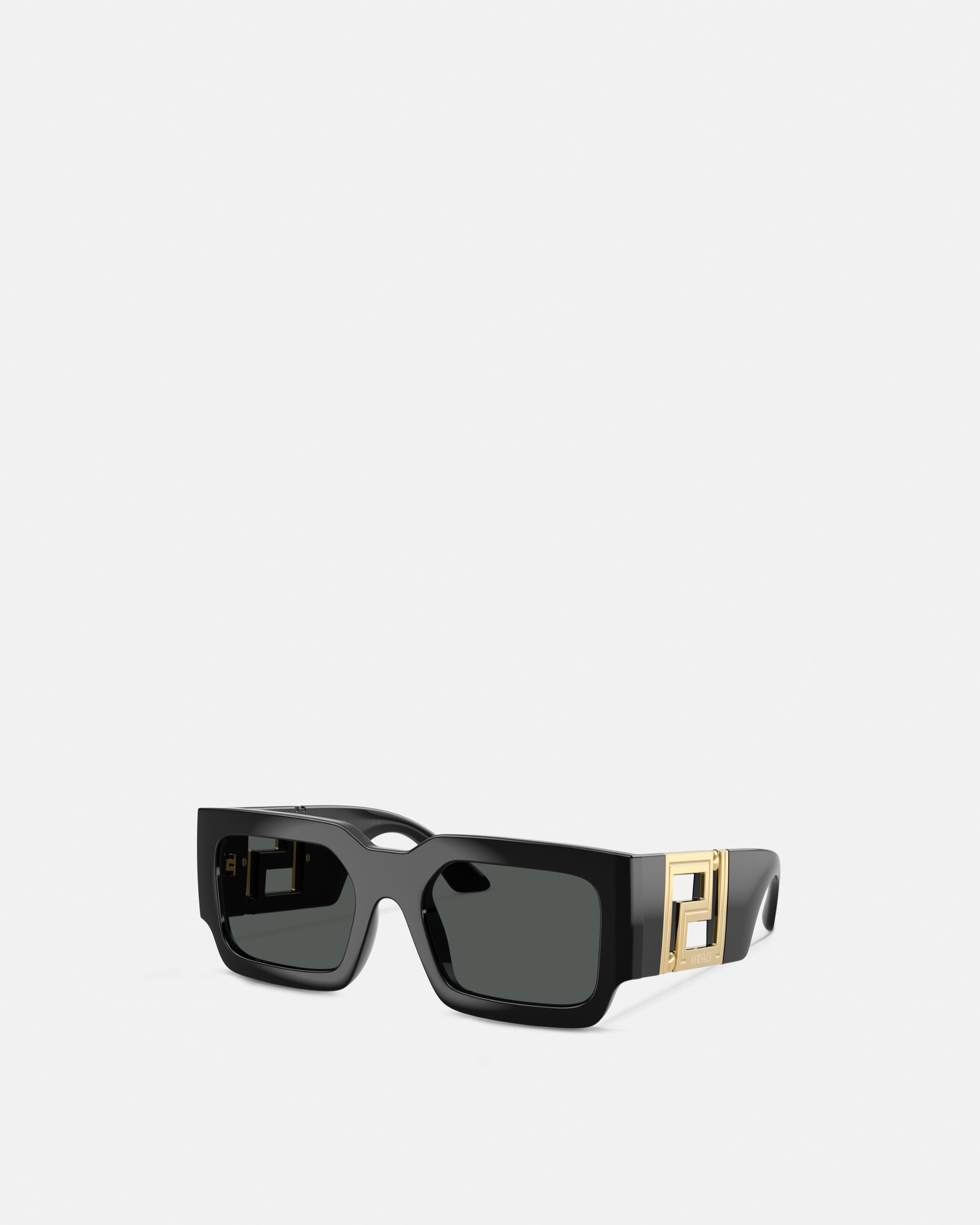 【美品】VERSACE ヴェルサーチ サングラス 眼鏡 クリア ヴェルサーチェ 眼鏡 VE3342 5360 57 メンズ レクタングル クリア 57mm