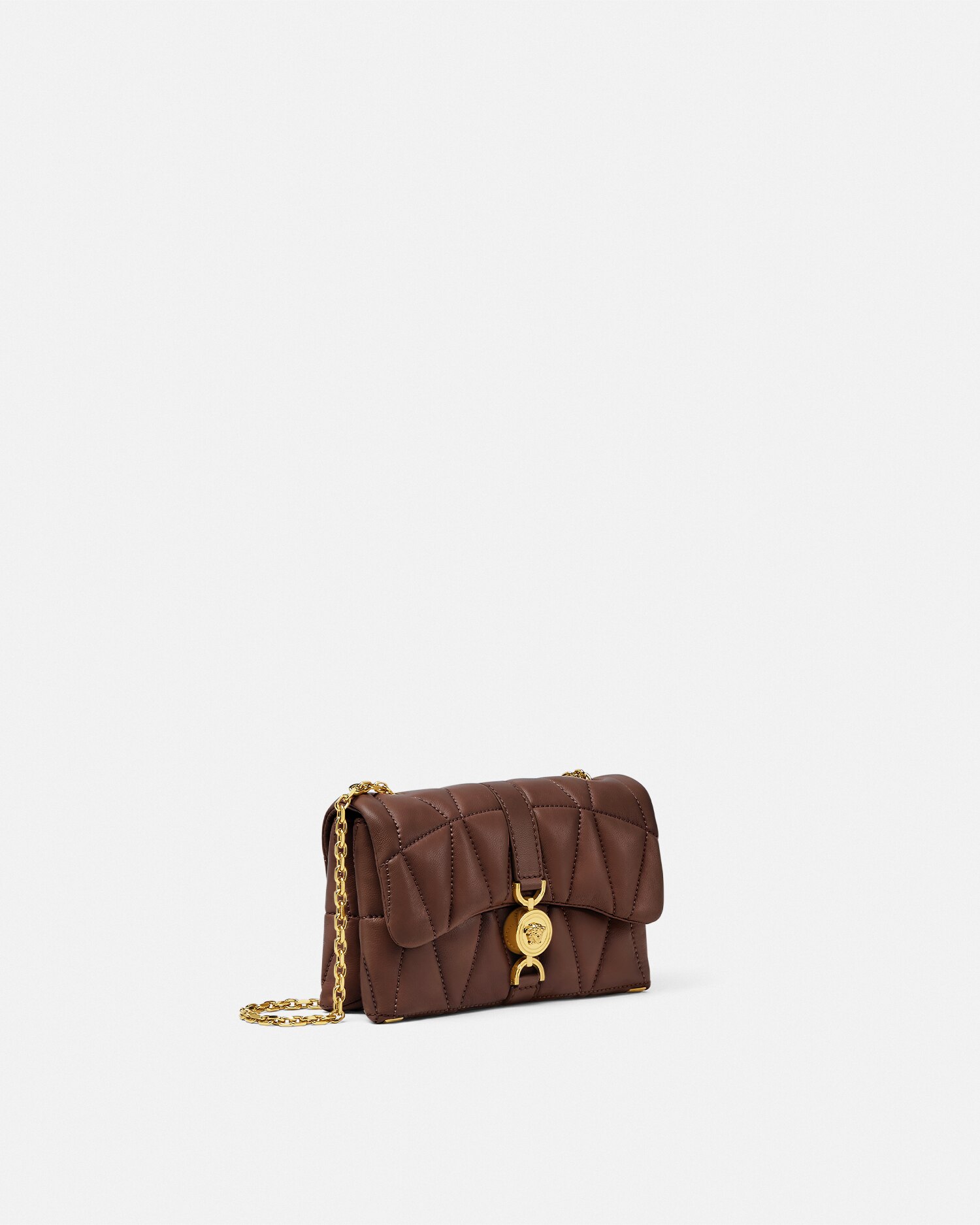 VERSACE ブラック ボディバッグ キルティング バッグ