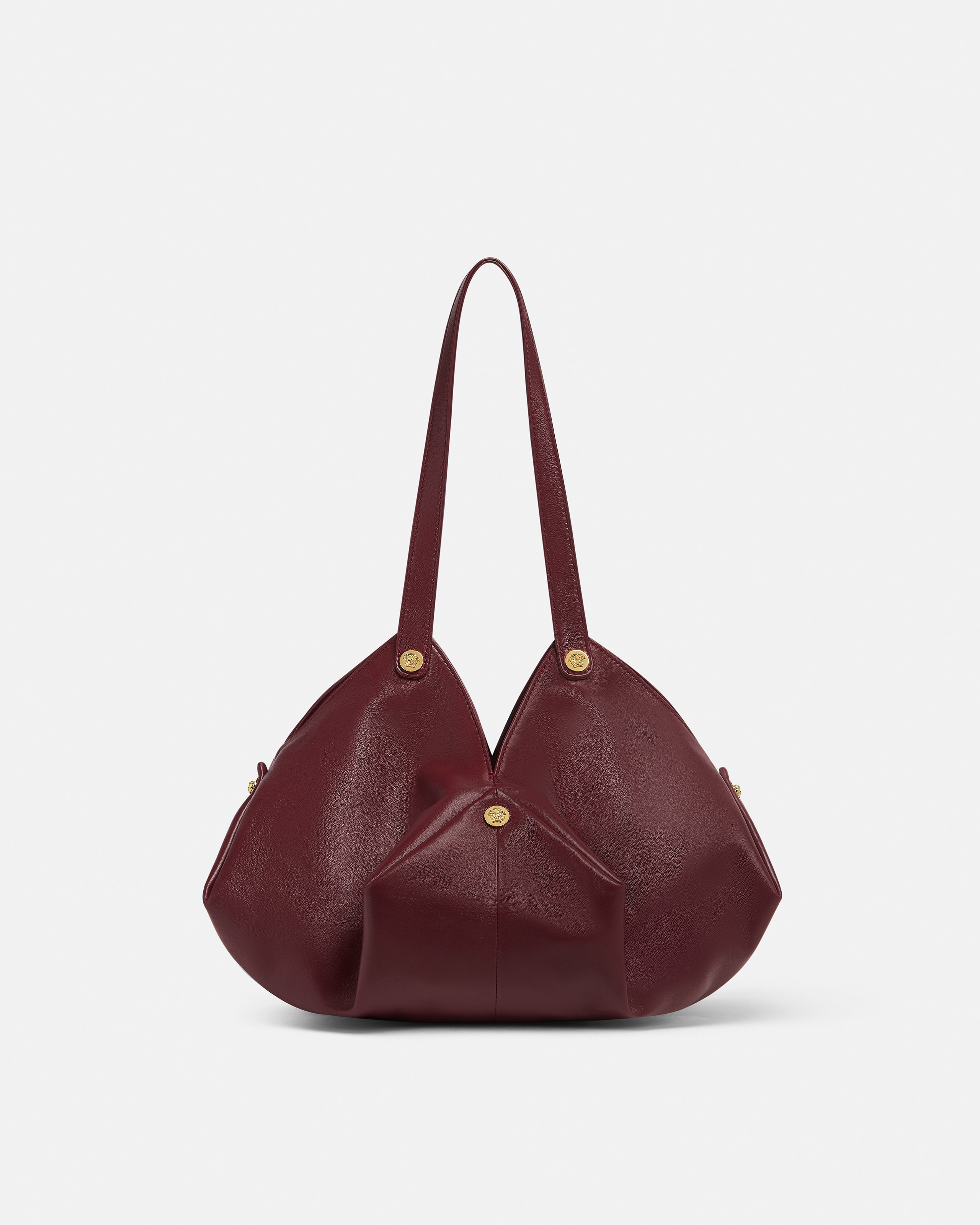 VERSACE ブラック ショルダーバッグ VERSACE(ヴェルサーチェ) / ショルダーバッグ/レザー/BLK | 中古