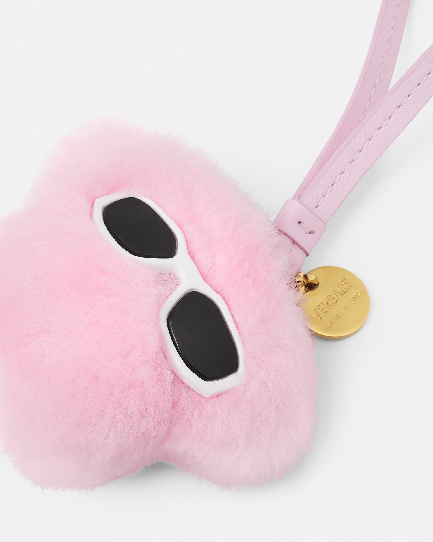 VERSACE ◆ メドゥーサ ふわふわ チャーム 2color 送料関税込 メドゥーサ ふわふわ キーチェーン チャーム ブルー | VERSACE JP