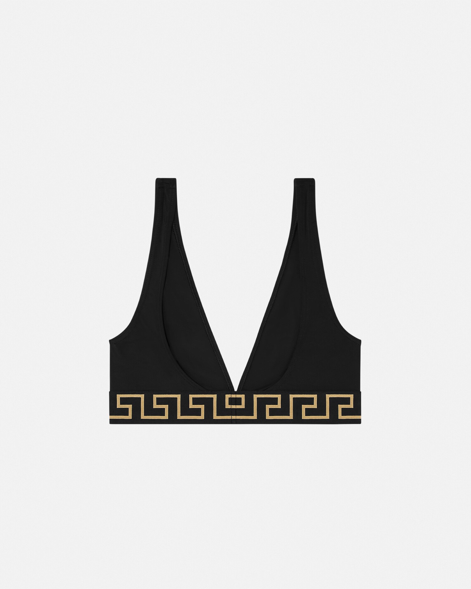 ナイロンブレンド ビキニ トップ ブラック | VERSACE JP