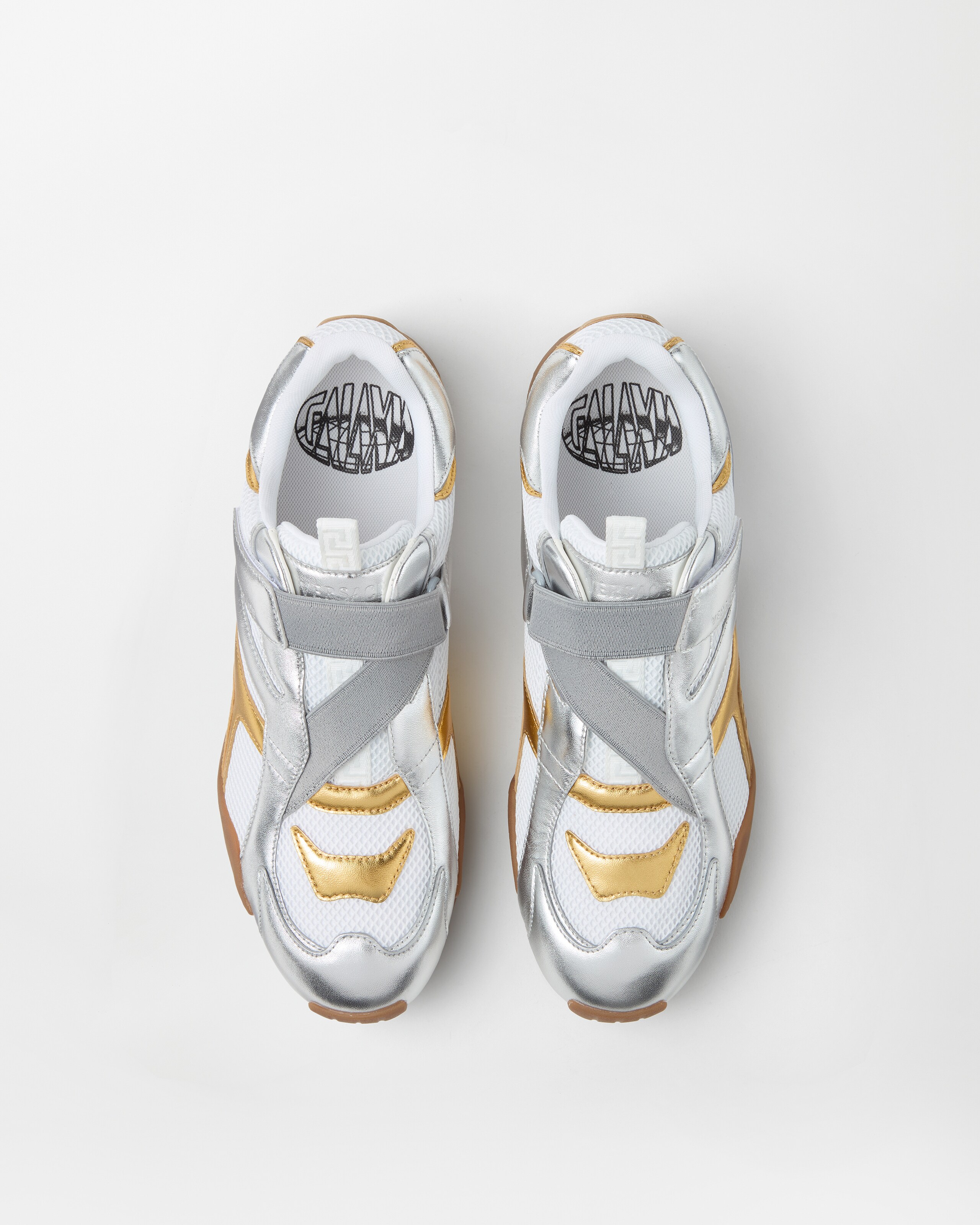 ガラクシア メタリック スニーカー シルバー,ゴールド | VERSACE JP