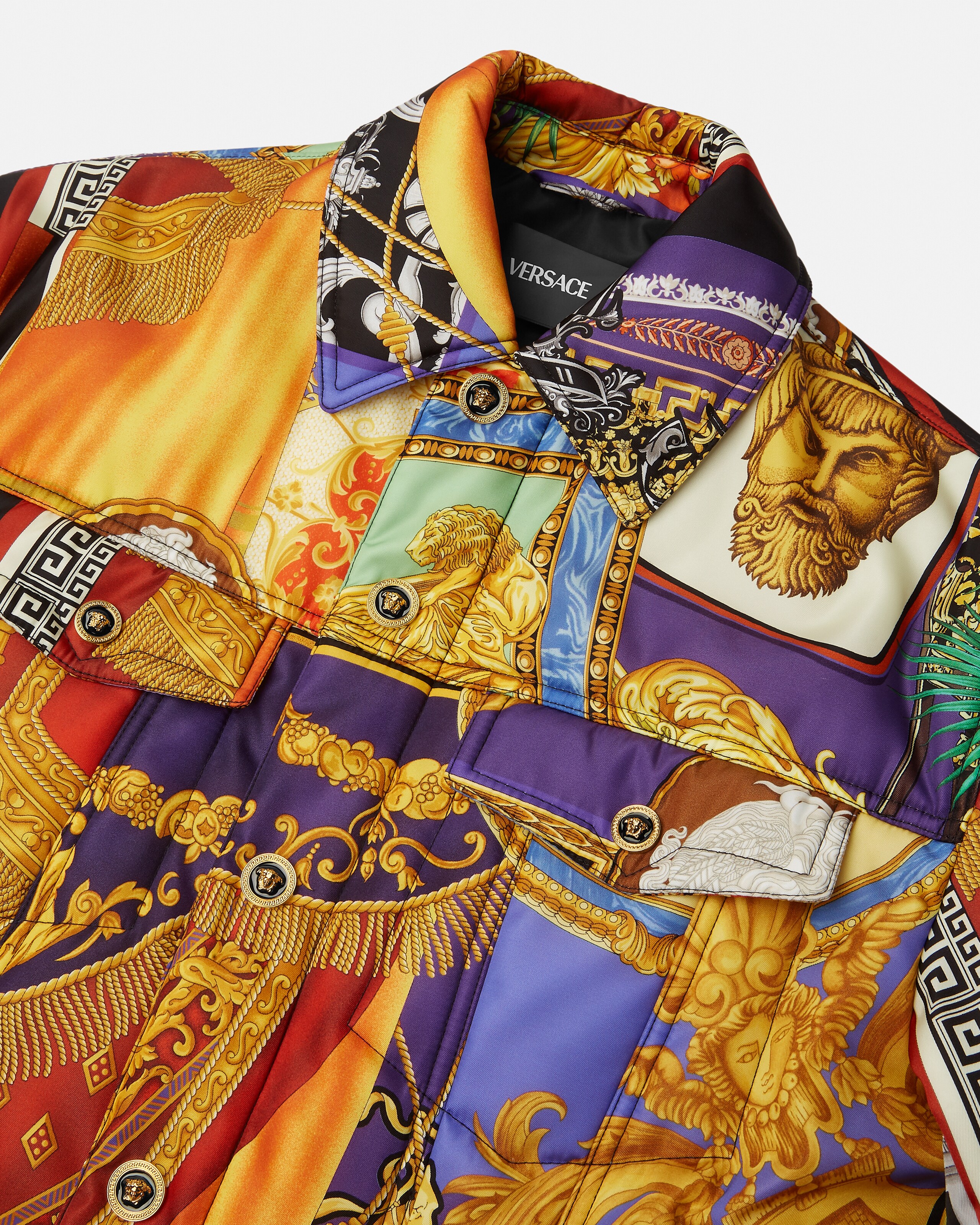 プリント ライト パデット ジャケット プリント | VERSACE JP プリント ライト パデット ジャケット プリント | VERSACE JP