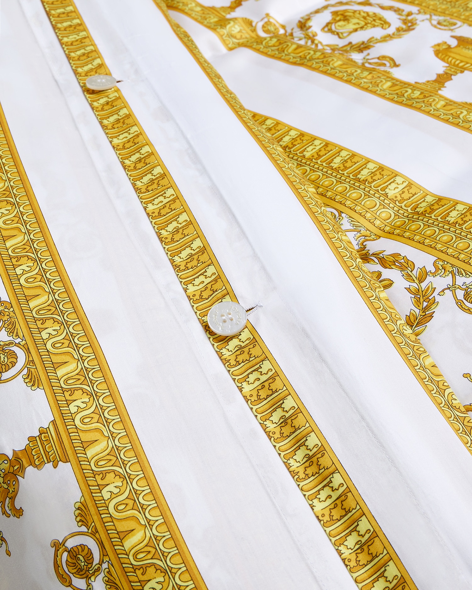 I ♡ バロック クイーン デュヴェ カバー ブラック,プリント | VERSACE JP