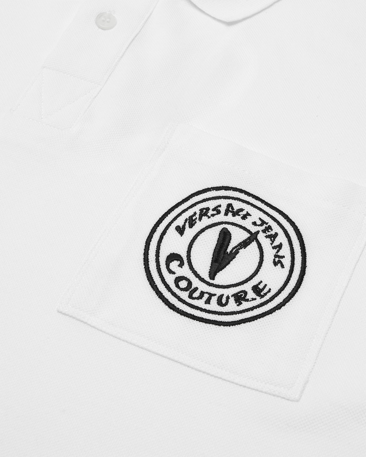 A.VERSACE archive ヴェルサーチ　刺繍　ロゴポロシャツ　ジャージ A.VERSACE archive ヴェルサーチ 刺繍 ロゴポロシャツ ジャージ A