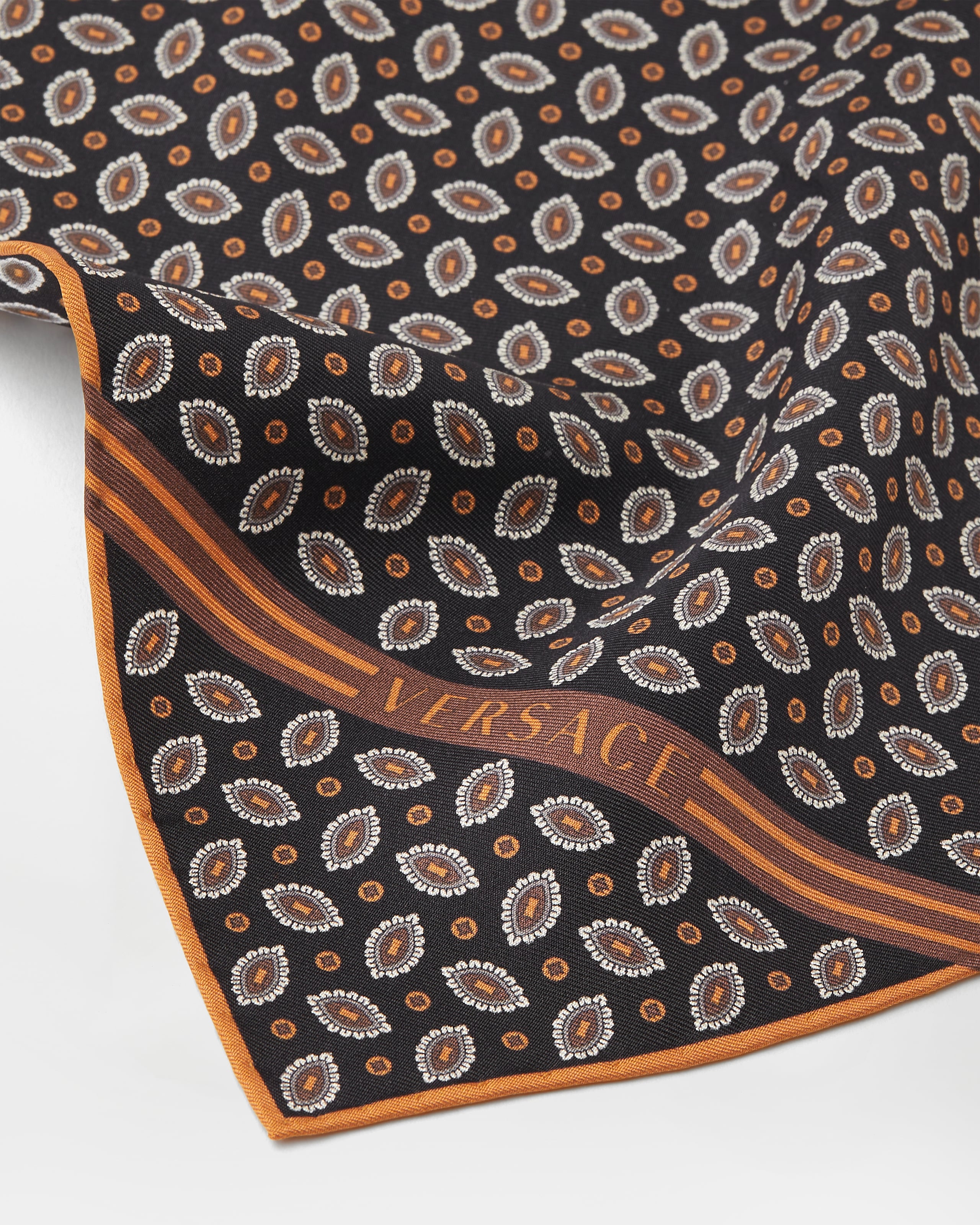 プリント シルク ツイル ポケット チーフ プリント | VERSACE JP