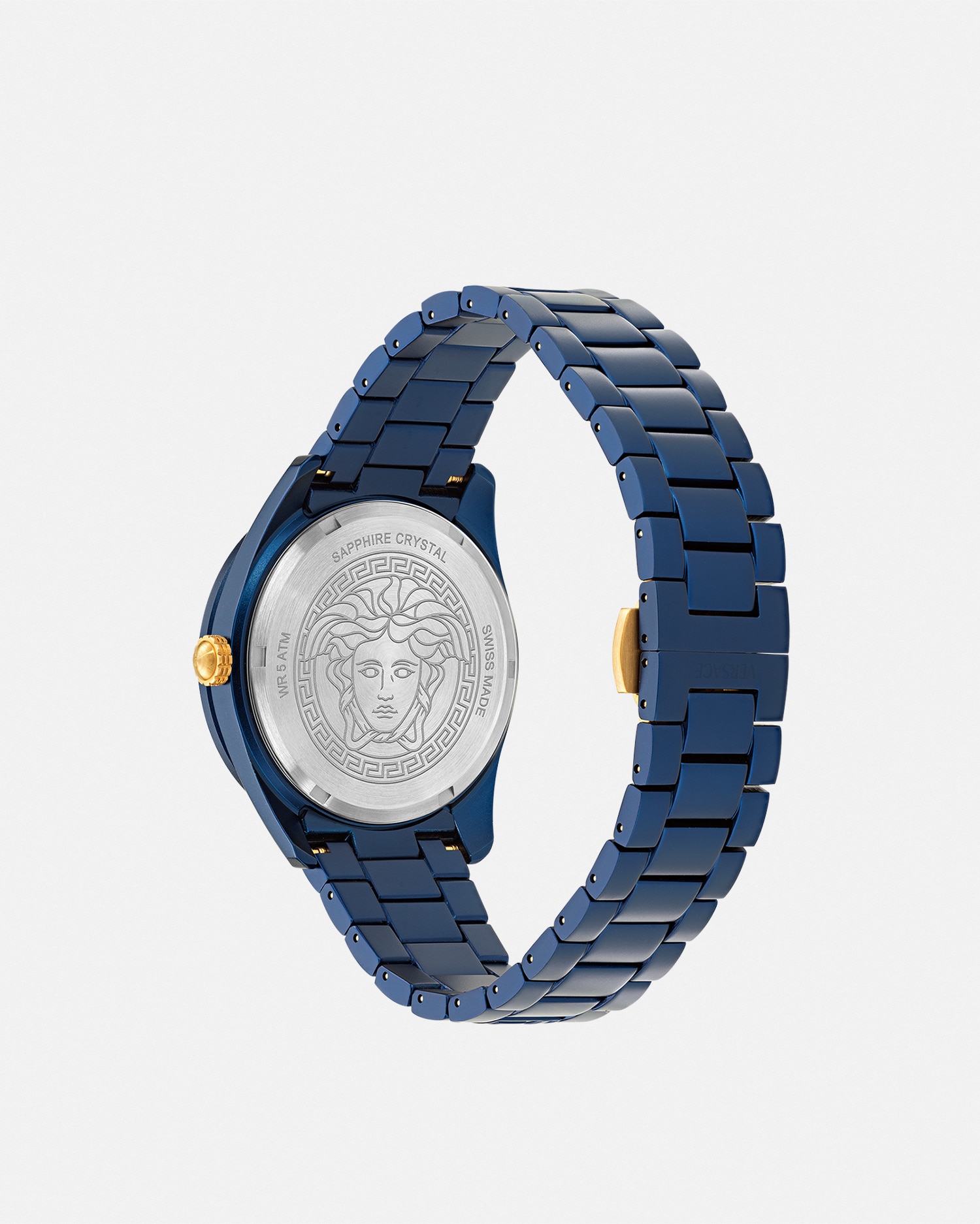 ヴェルサーチ VERSACE 時計 クォーツ ブラック メンズ
