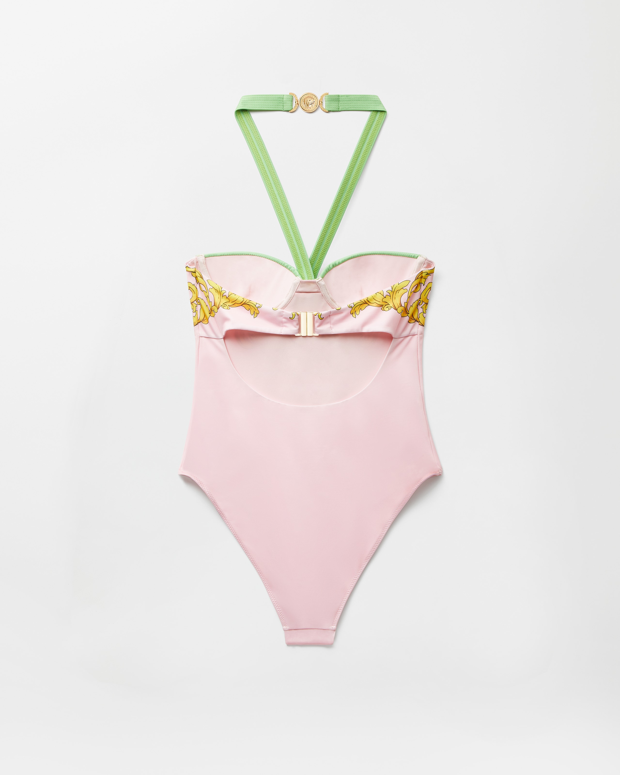 プリント ワンピース スイムスーツ イエロー,ピンク | VERSACE JP