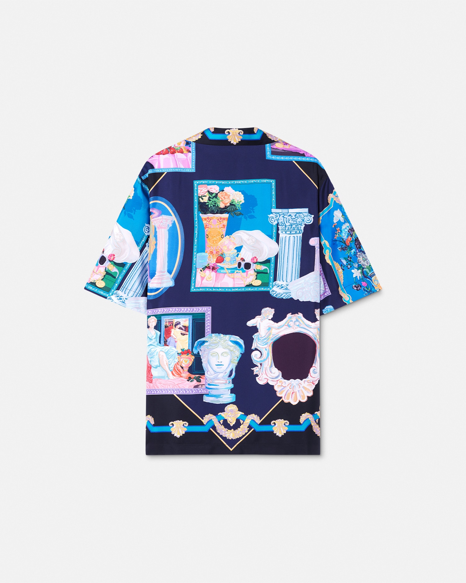 シルク シャツ ヴェルサーチェ ギャラリー プリント | VERSACE JP シルク シャツ ヴェルサーチェ ギャラリー プリント | VERSACE JP